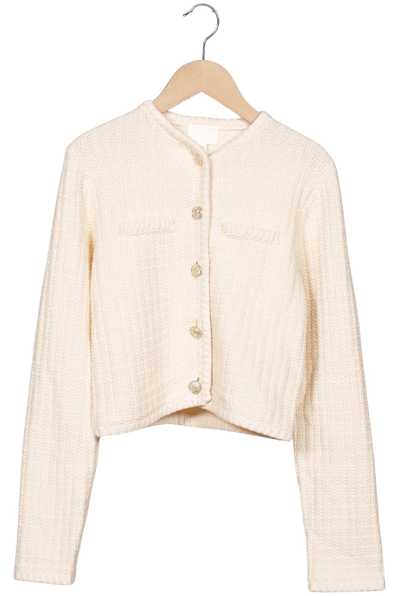 

H&M Damen Strickjacke, beige, Gr. 34