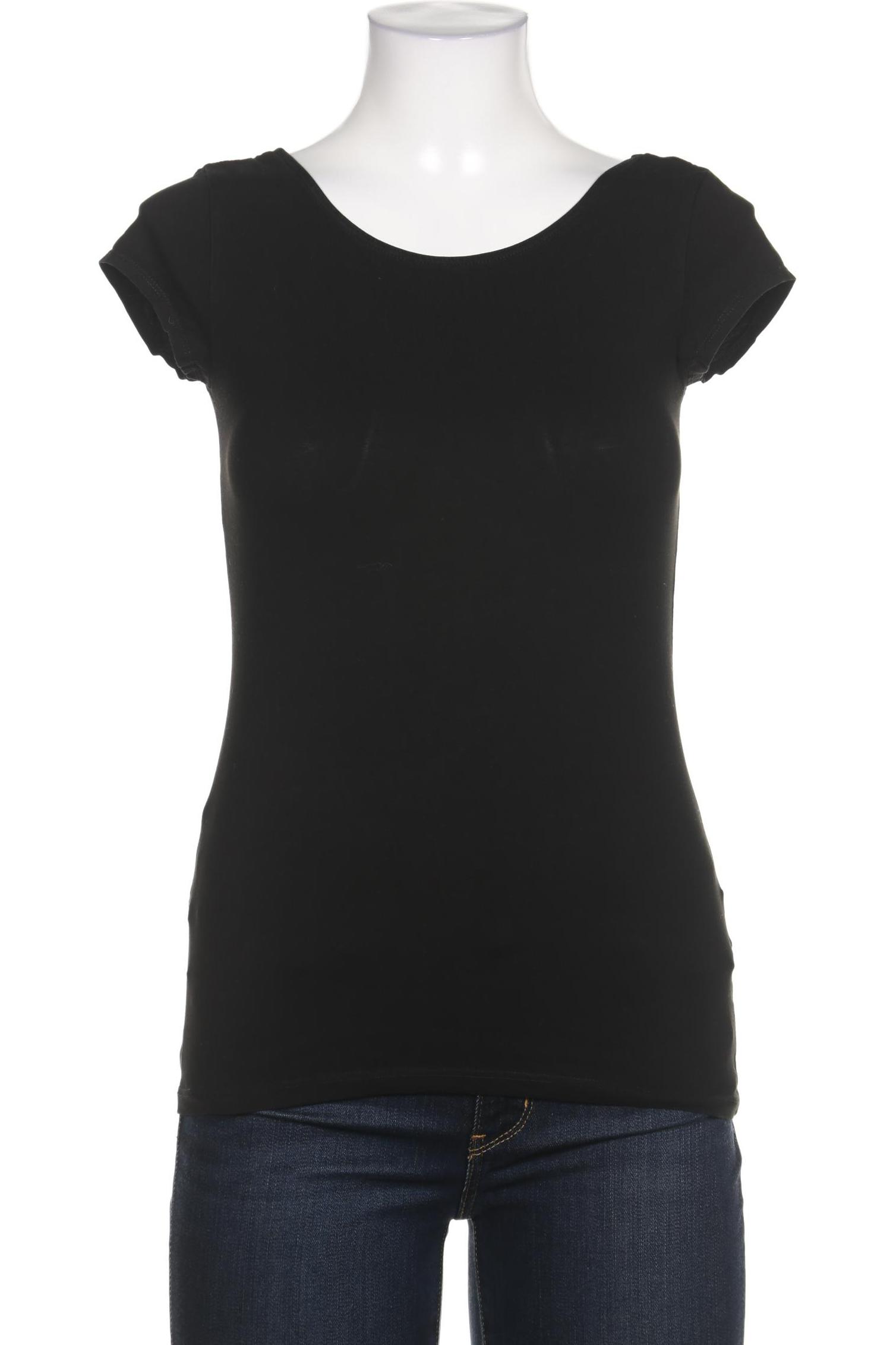 

H&M Damen T-Shirt, schwarz, Gr. 36
