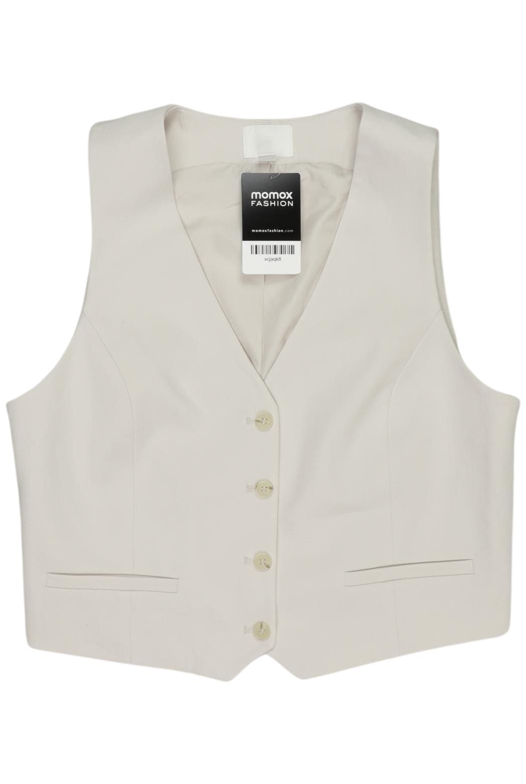 

H&M Damen Weste, cremeweiß, Gr. 40