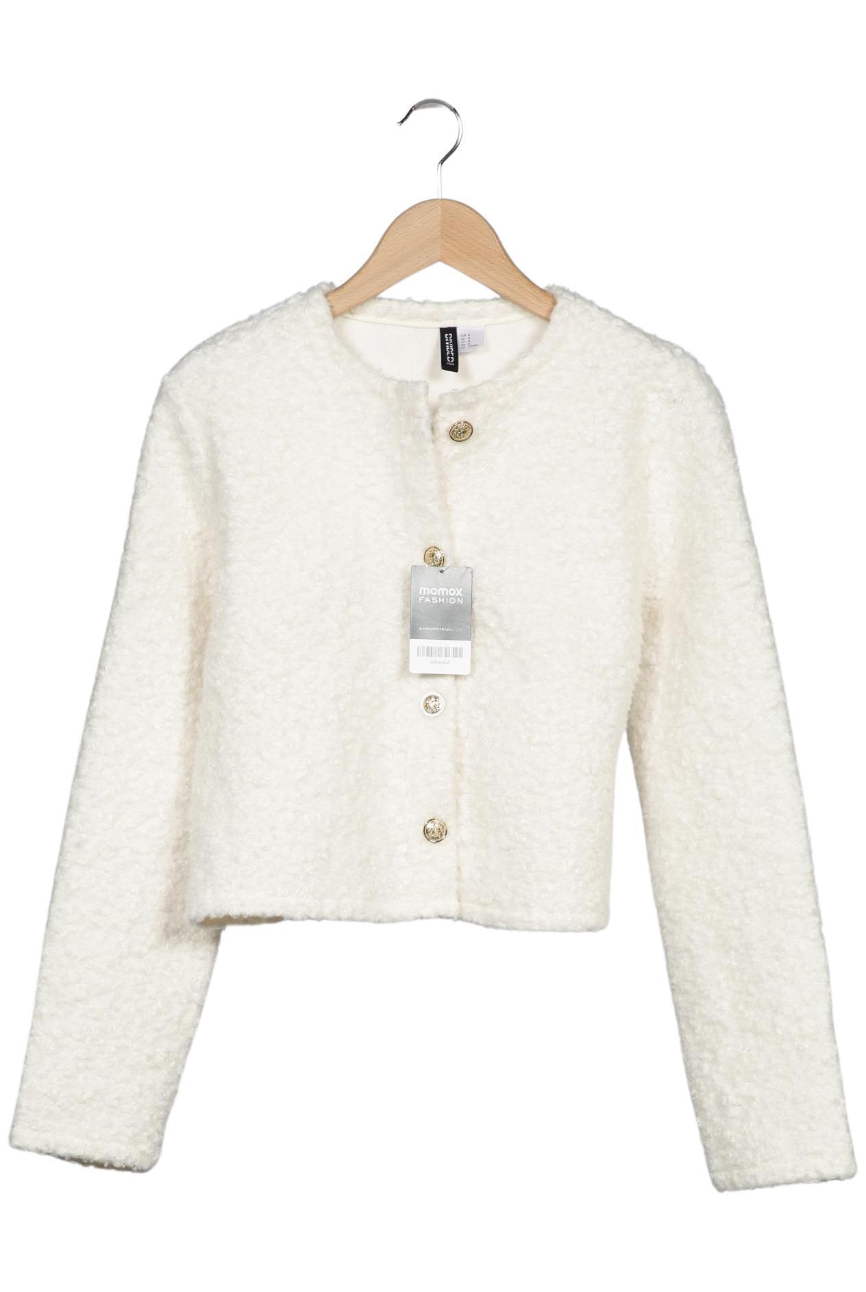 

H&M Damen Jacke, cremeweiß, Gr. 38