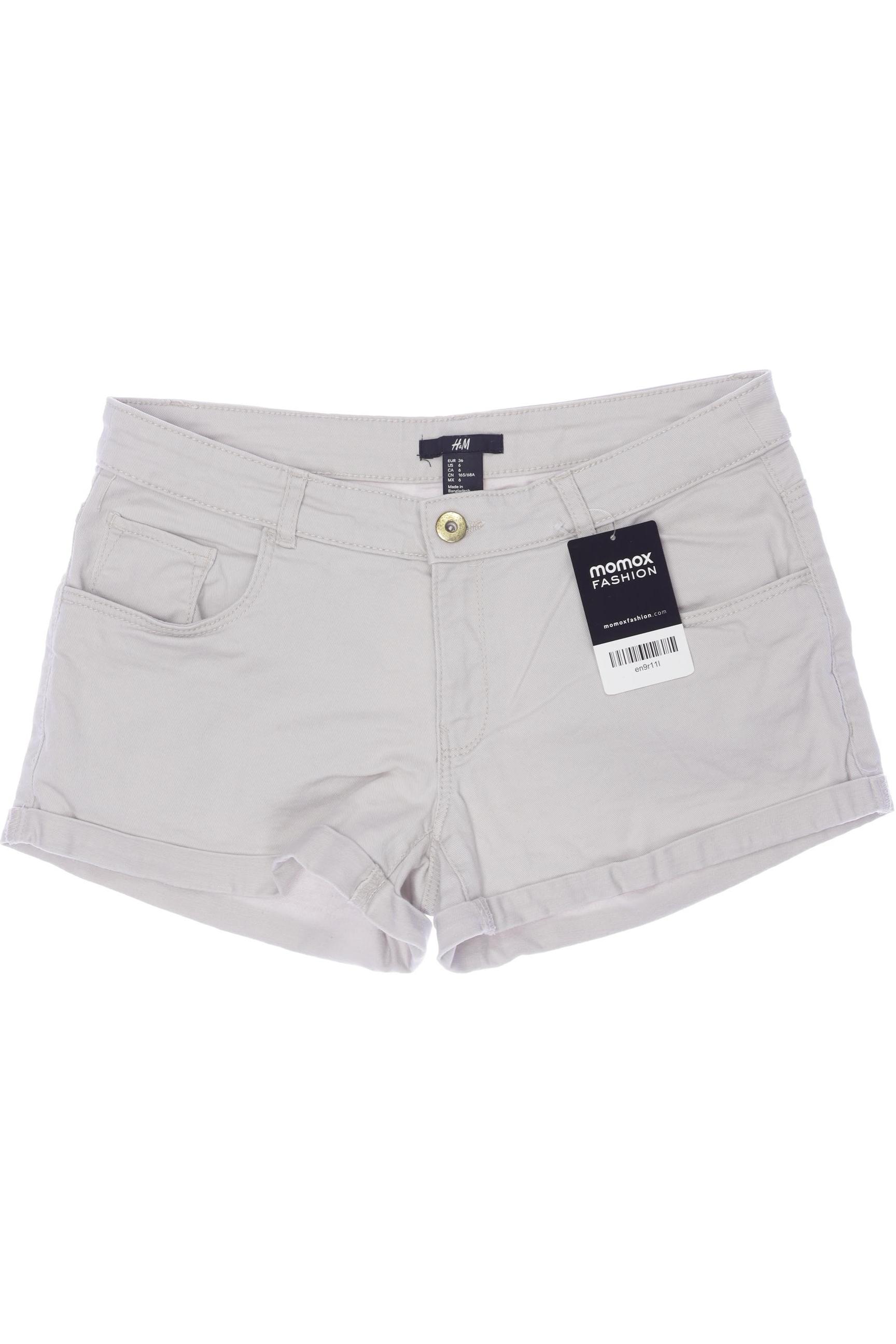 

H&M Damen Shorts, grau, Gr. 36