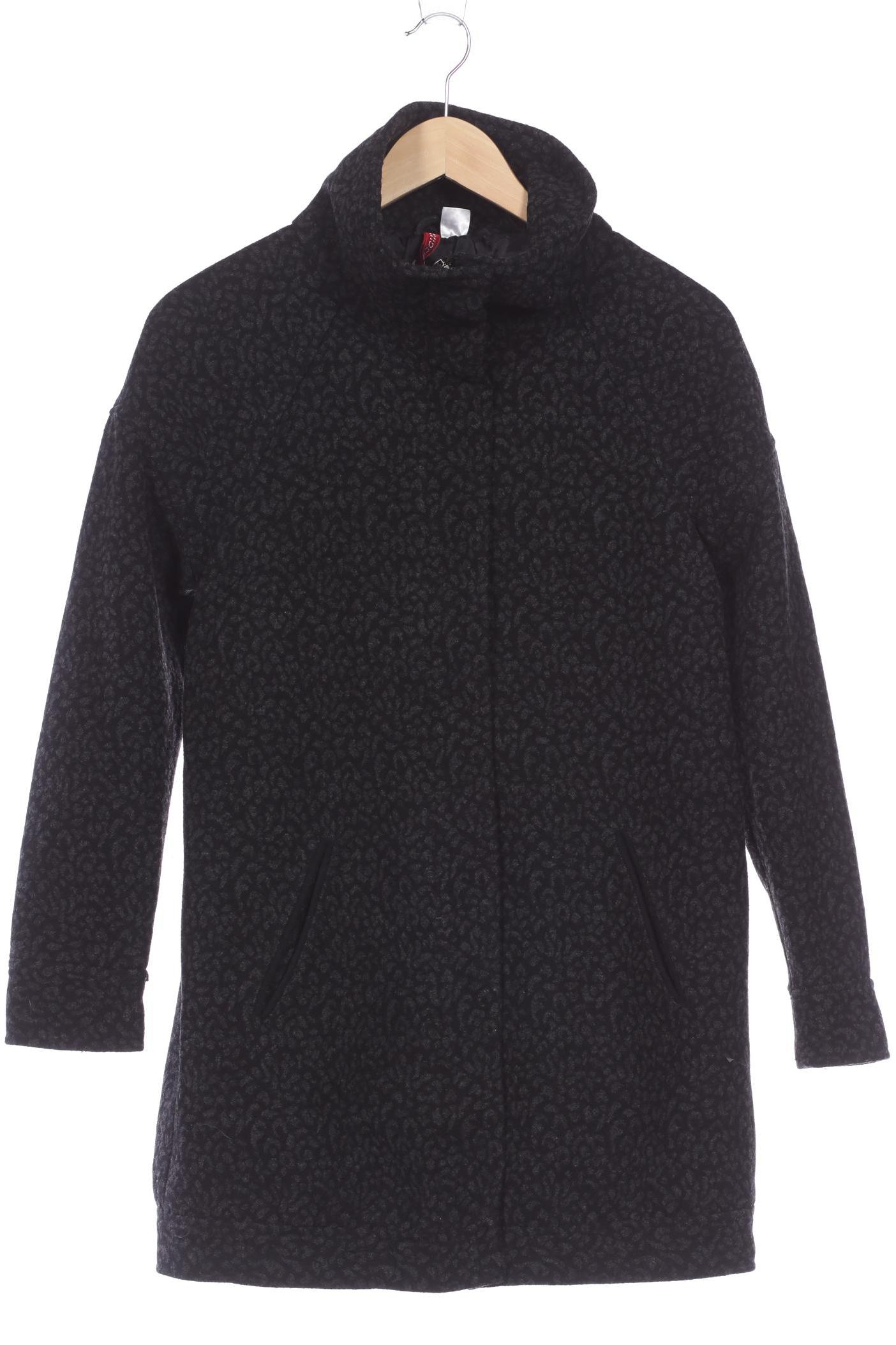 

H&M Damen Mantel, schwarz