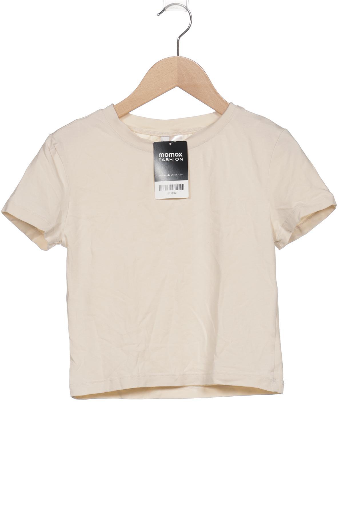 

H&M Damen T-Shirt, beige, Gr. 38