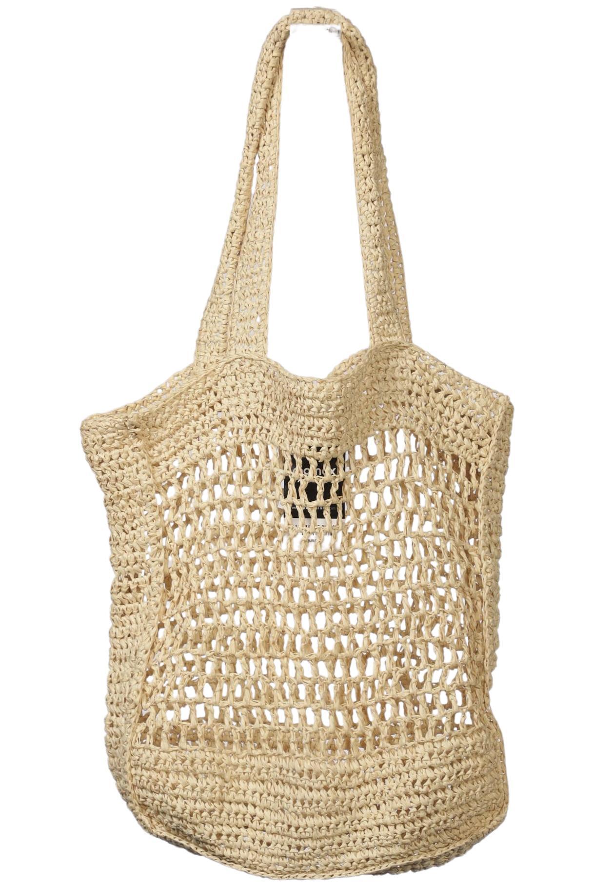 

H&M Damen Handtasche, beige, Gr.