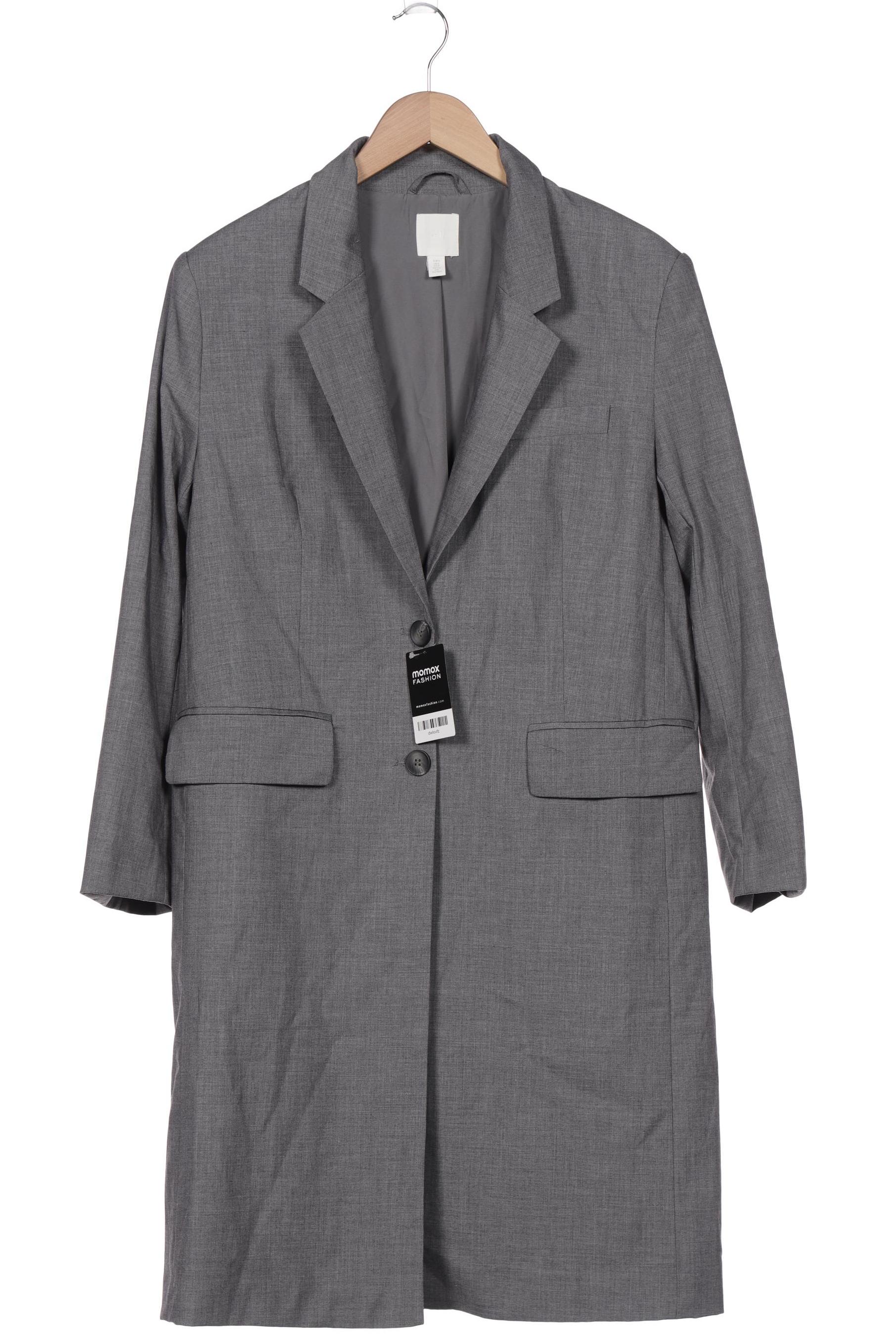 

H&M Damen Mantel, grau, Gr. 36