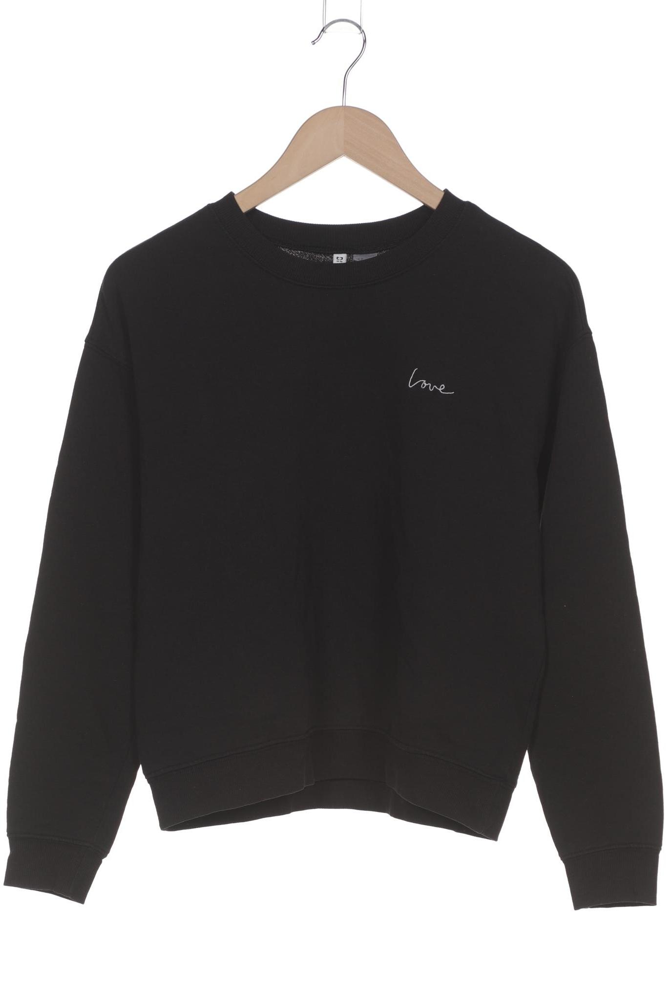 

H&M Damen Sweatshirt, schwarz, Gr. 38