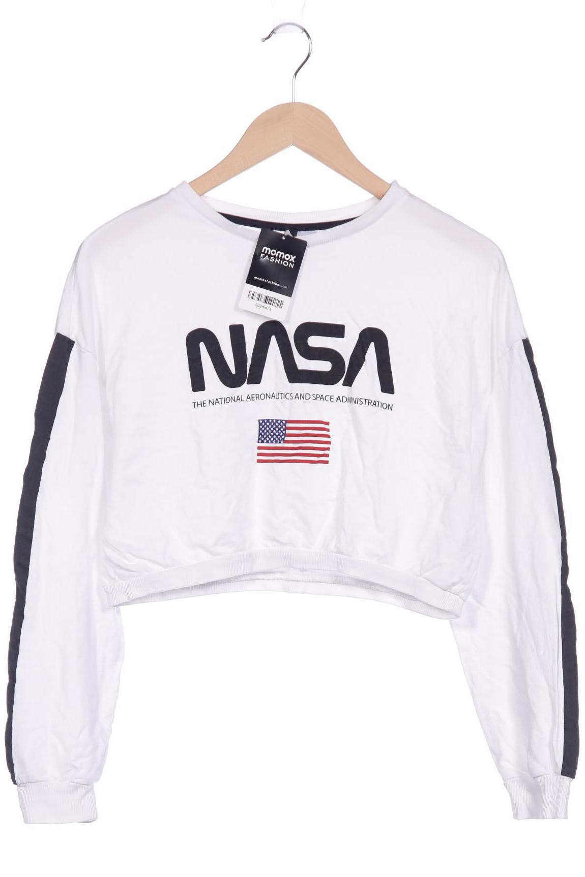 

H&M Damen Sweatshirt, weiß, Gr. 42