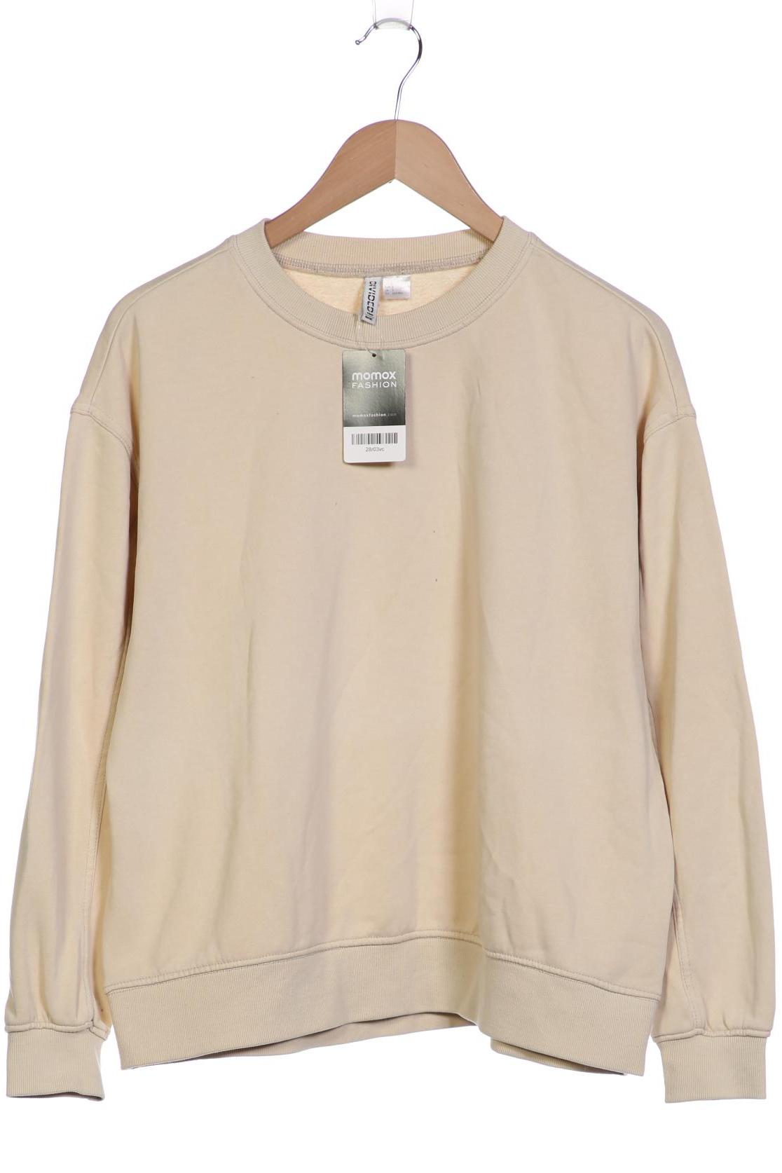 

H&M Damen Sweatshirt, cremeweiß, Gr. 36