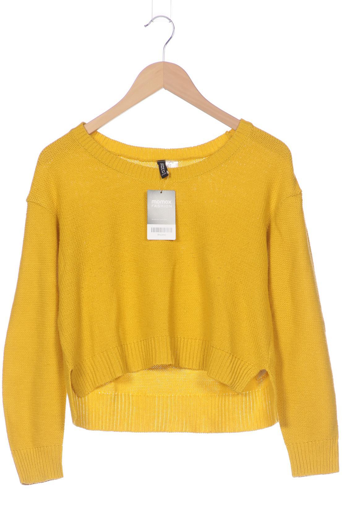 

H&M Damen Pullover, gelb, Gr. 36
