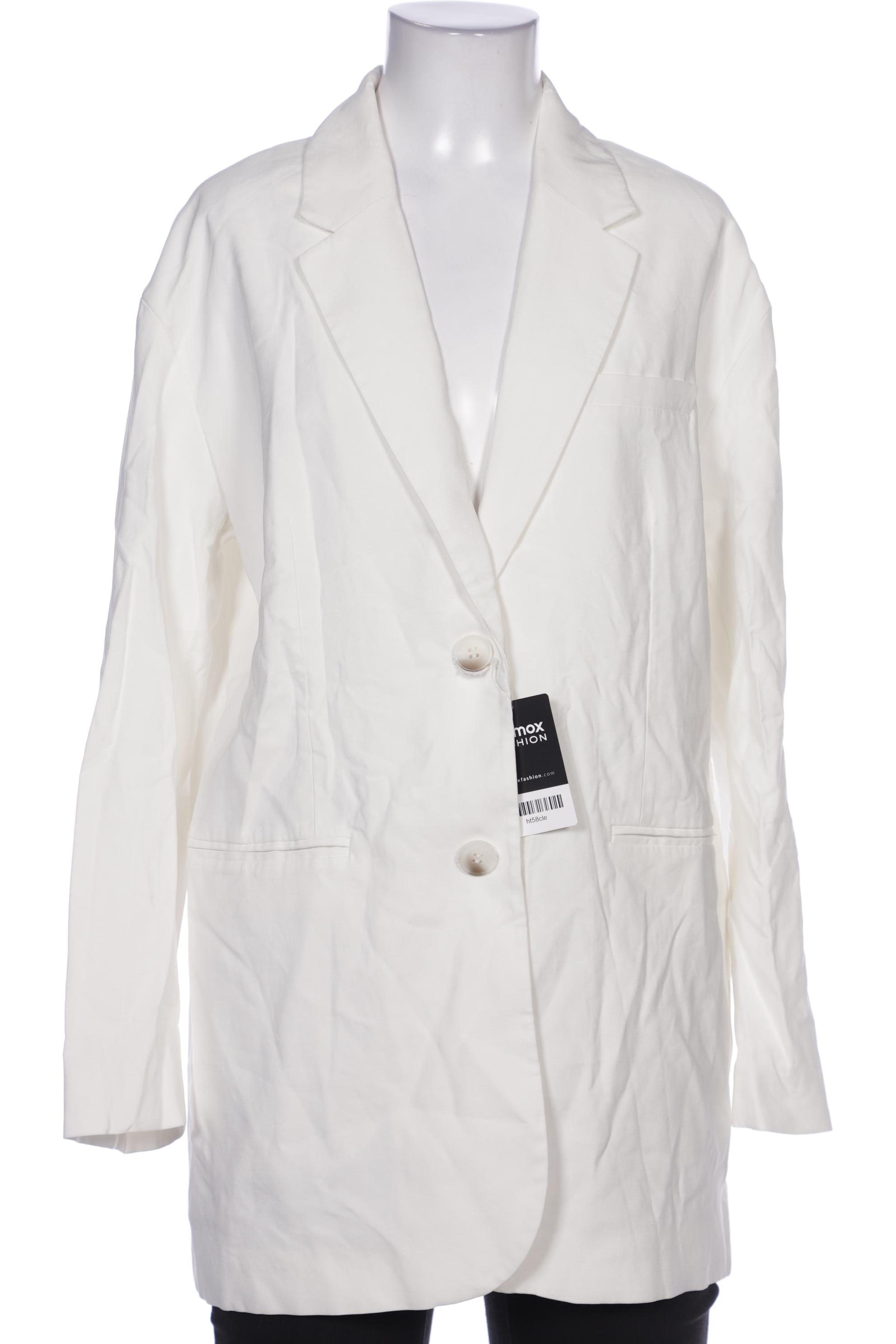 

H&M Damen Blazer, weiß, Gr. 34