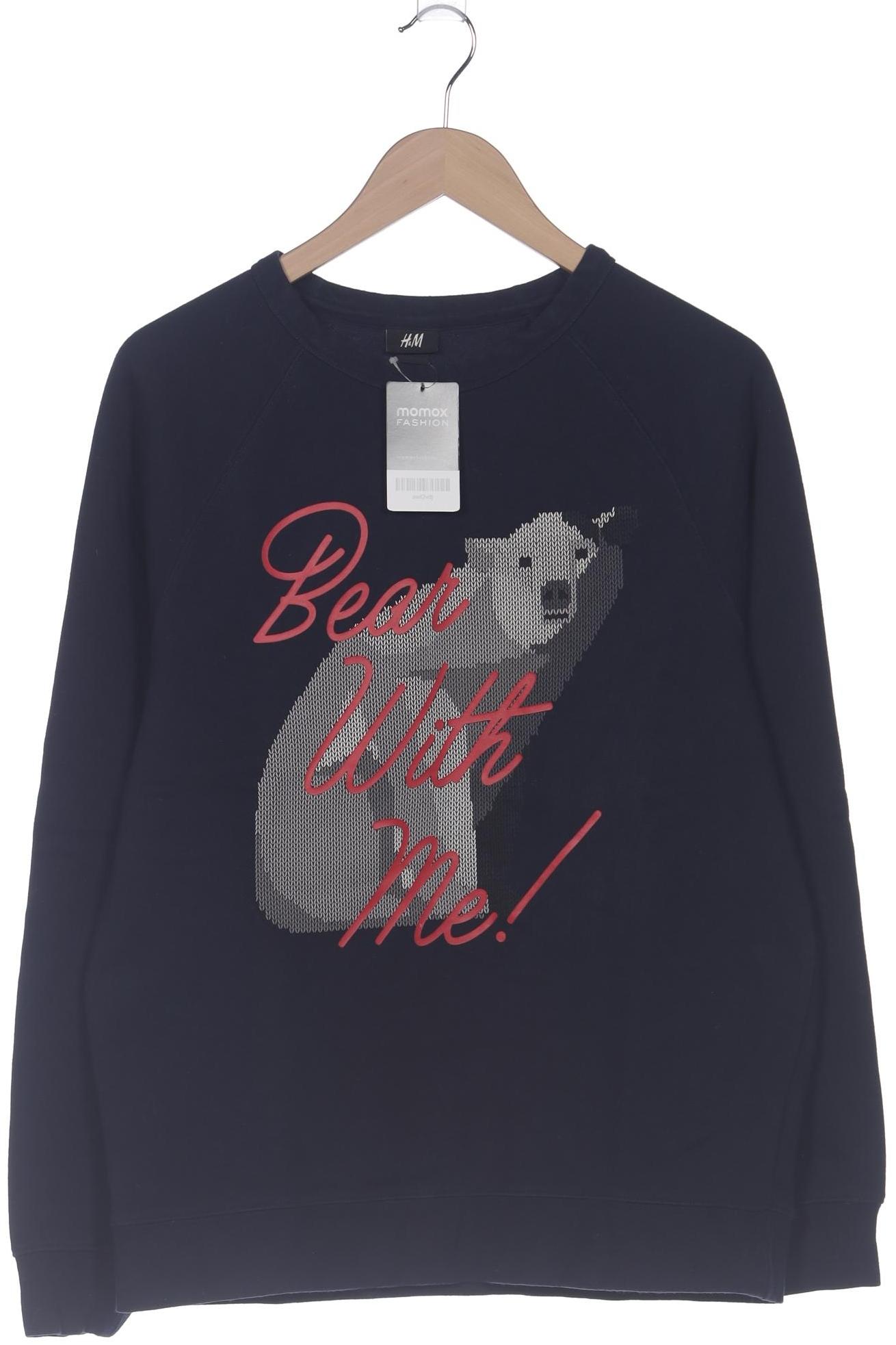 

H&M Damen Sweatshirt, marineblau, Gr. 38