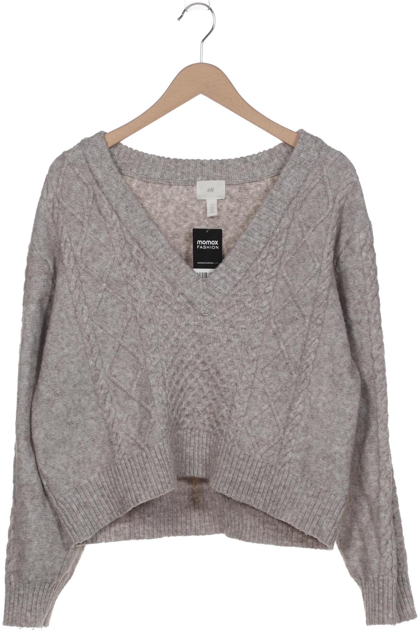 

H&M Damen Pullover, grau, Gr. 42