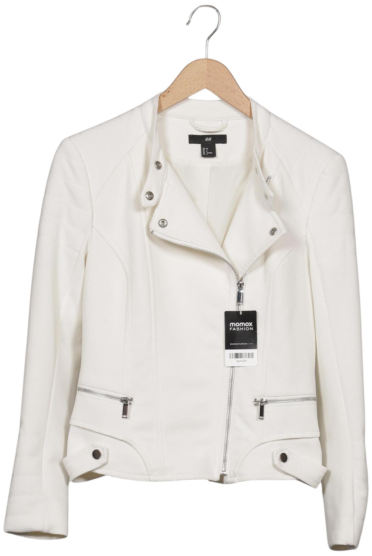 

H&M Damen Jacke, weiß, Gr. 38