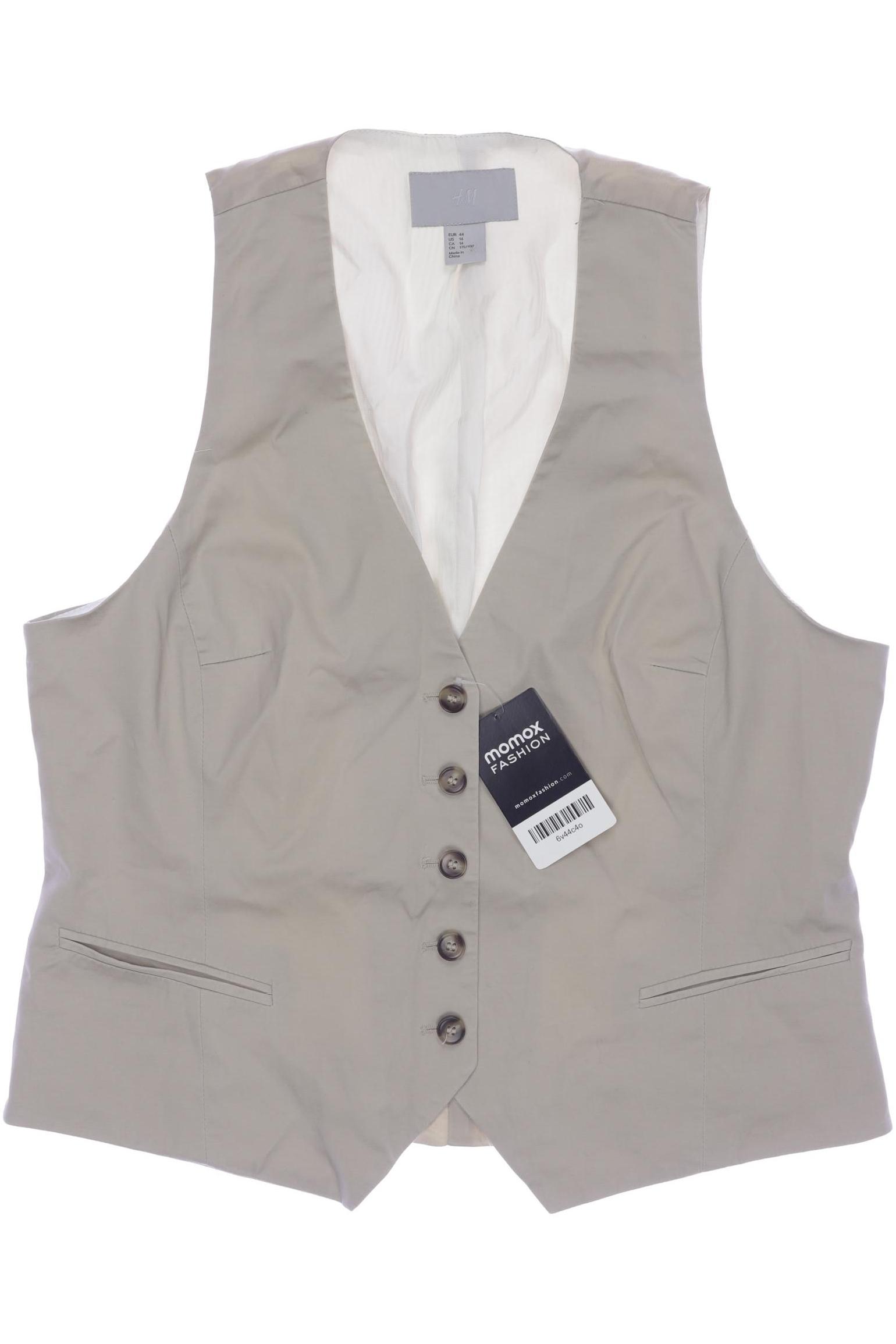 

H&M Damen Weste, beige, Gr. 44