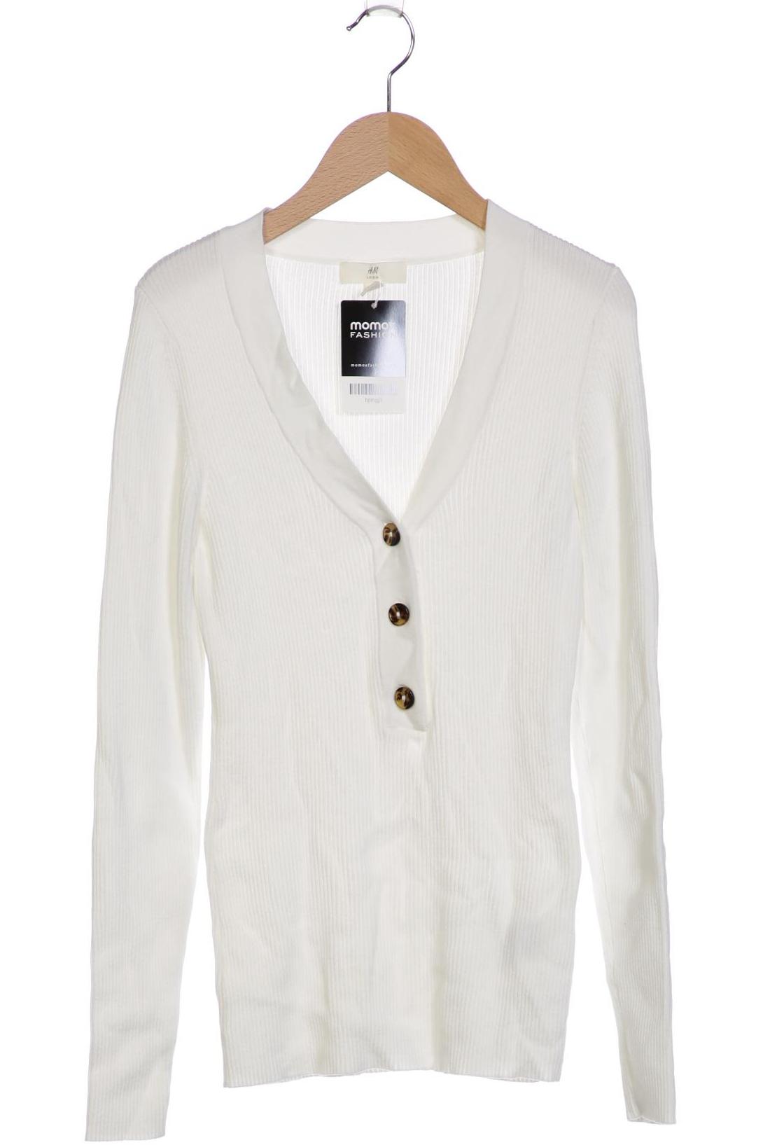 

H&M Damen Pullover, weiß, Gr. 38