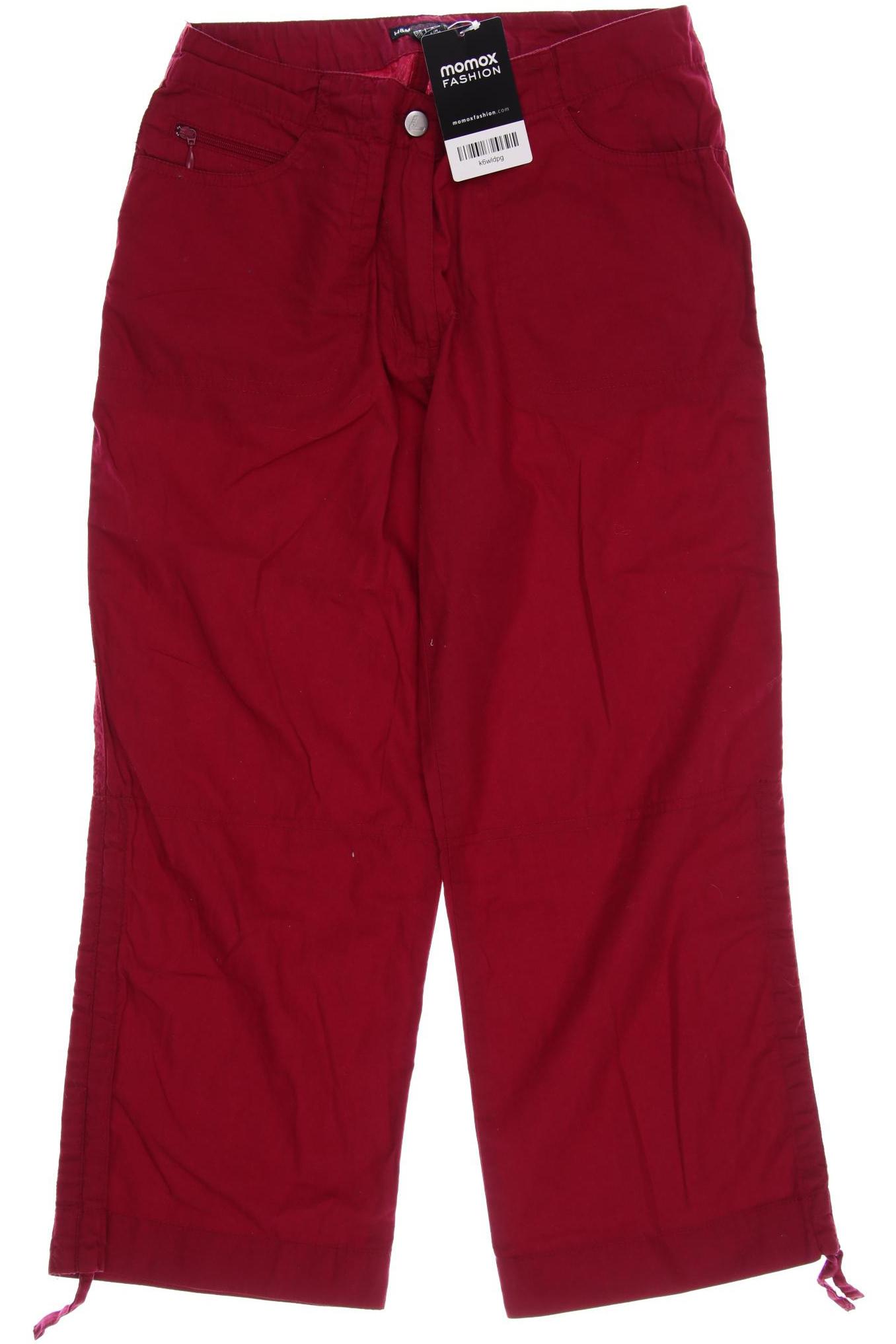 

H&M Damen Stoffhose, bordeaux, Gr. 34