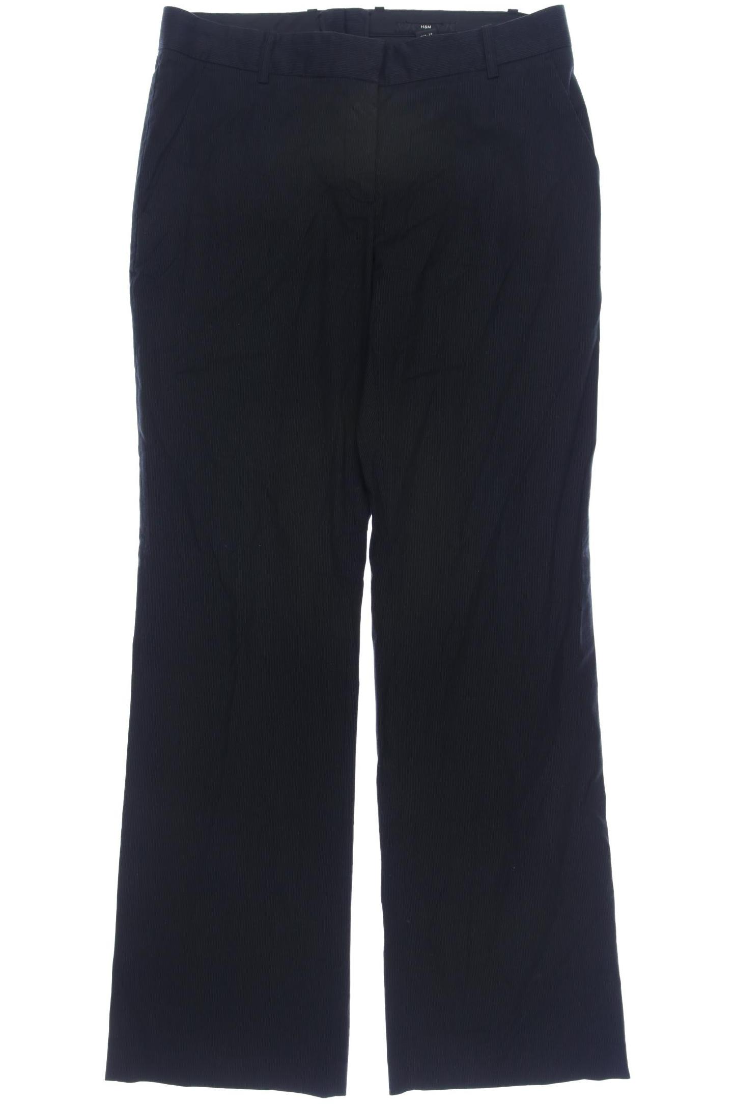 

H&M Damen Stoffhose, schwarz, Gr. 38