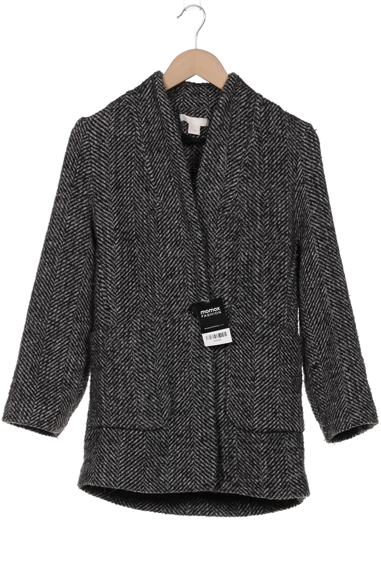 

H&M Damen Mantel, grau, Gr. 36