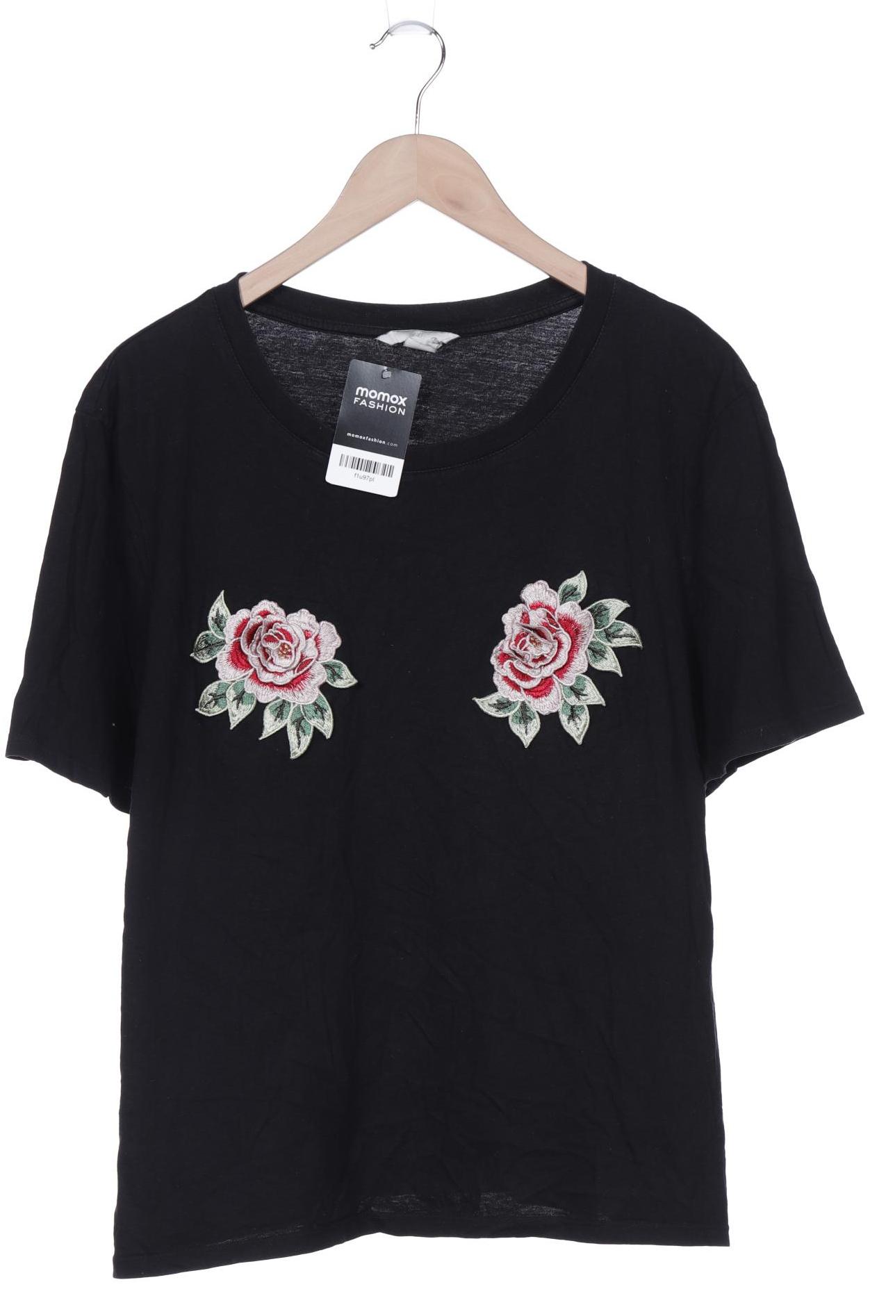 

H&M Damen T-Shirt, schwarz, Gr. 38