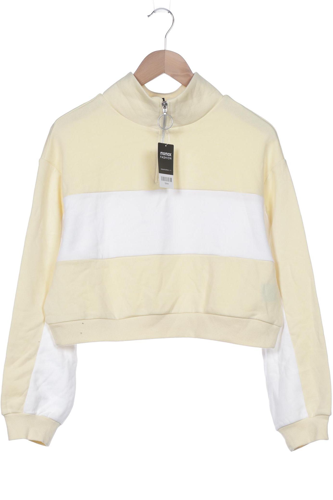 

H&M Damen Sweatshirt, gelb, Gr. 36