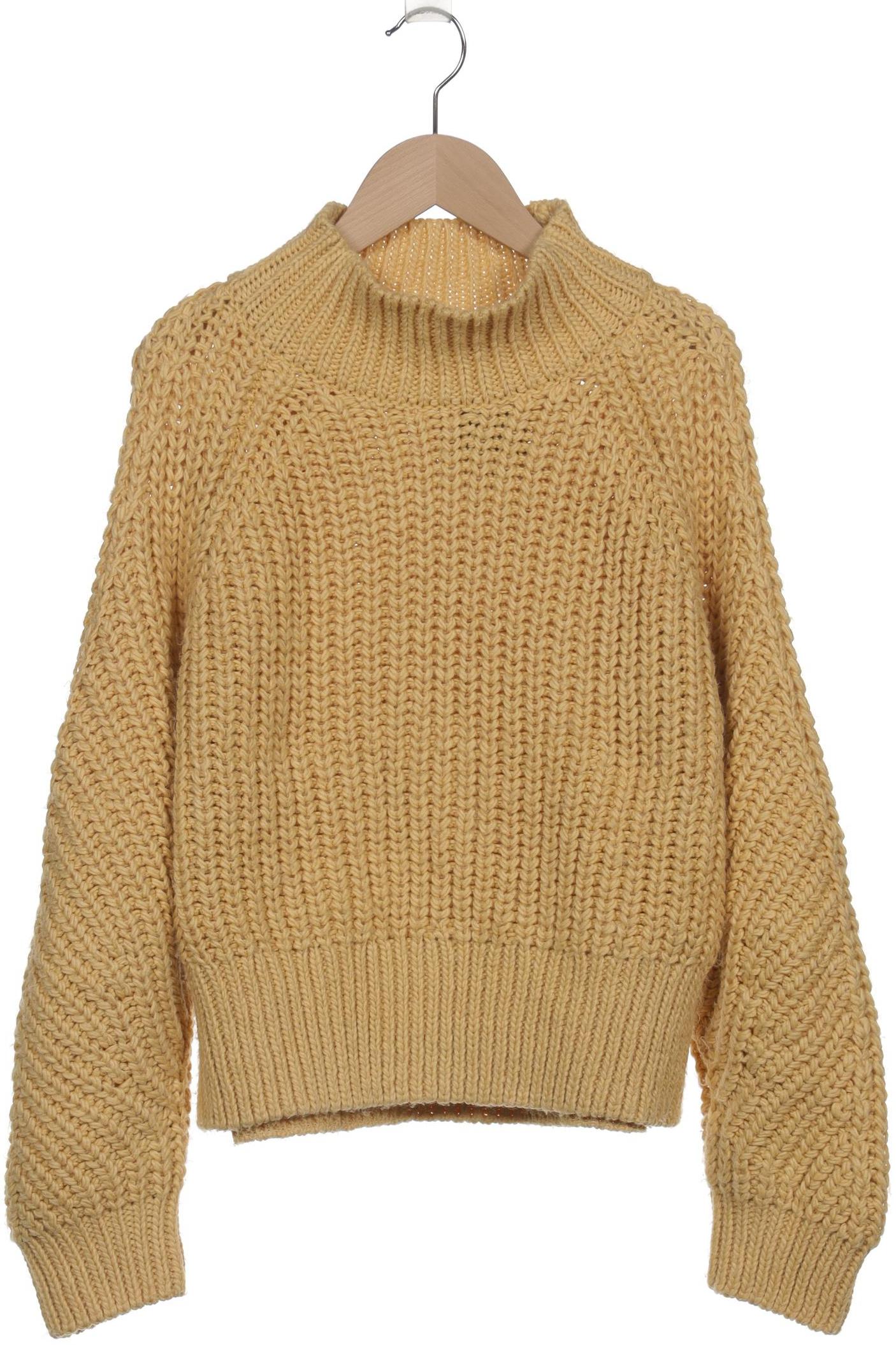 

H&M Damen Pullover, gelb, Gr. 36