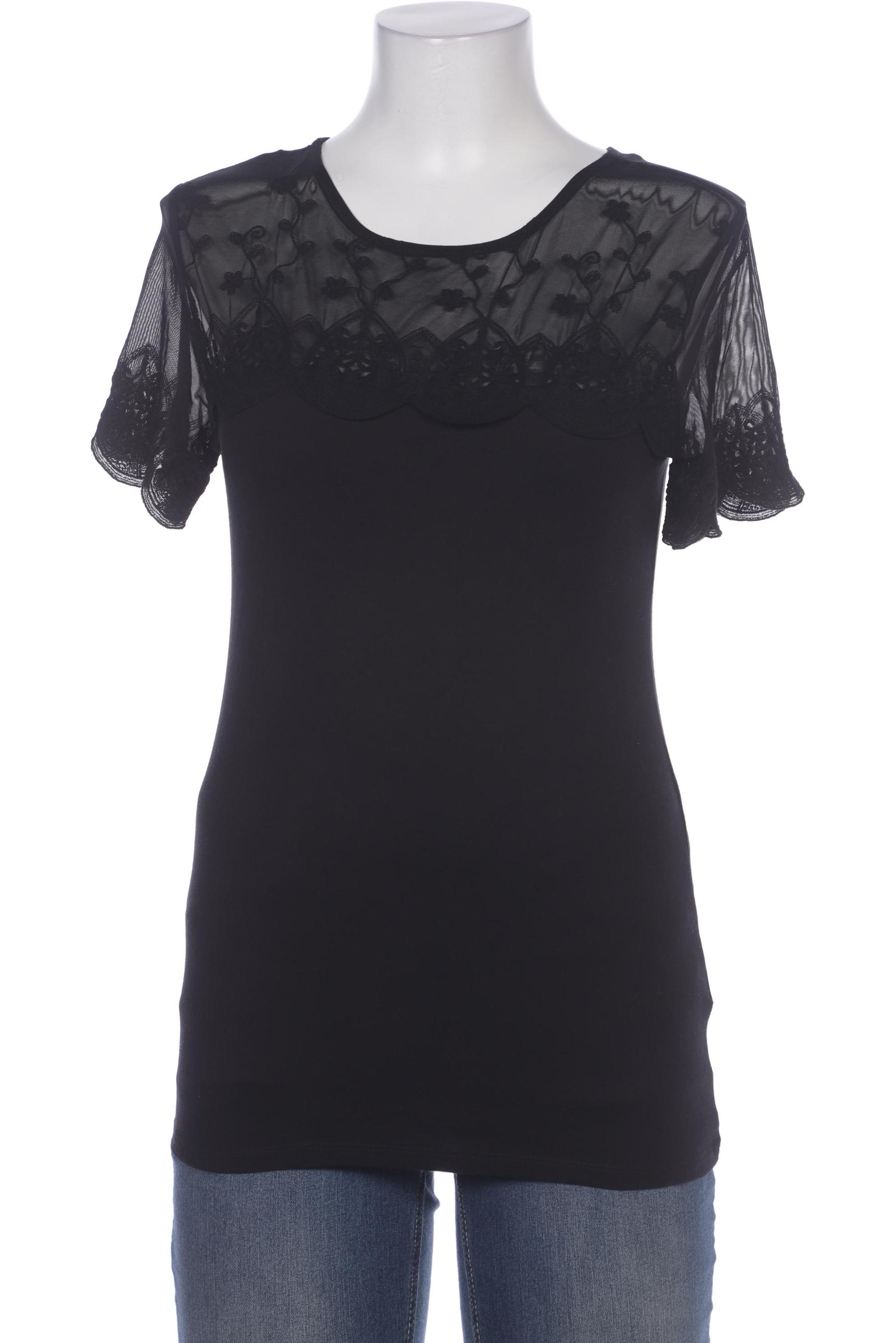 

H&M Damen T-Shirt, schwarz, Gr. 38