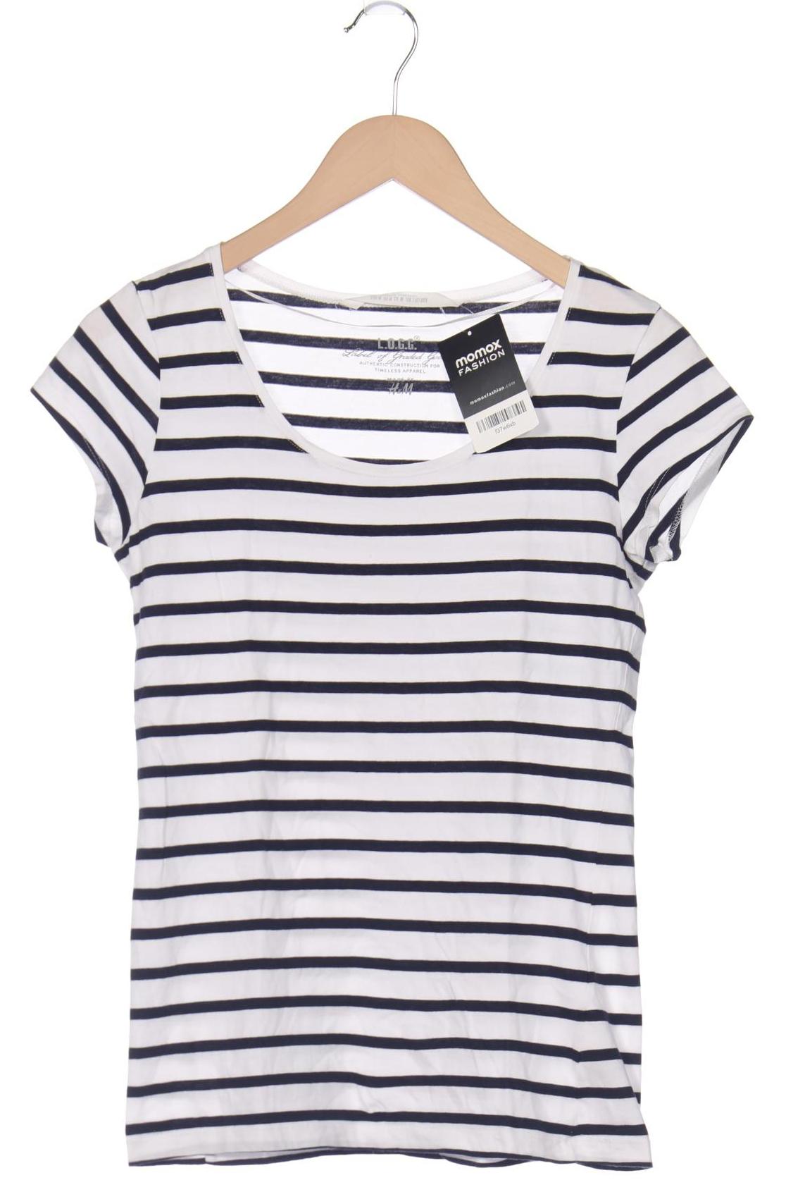 

H&M Damen T-Shirt, weiß