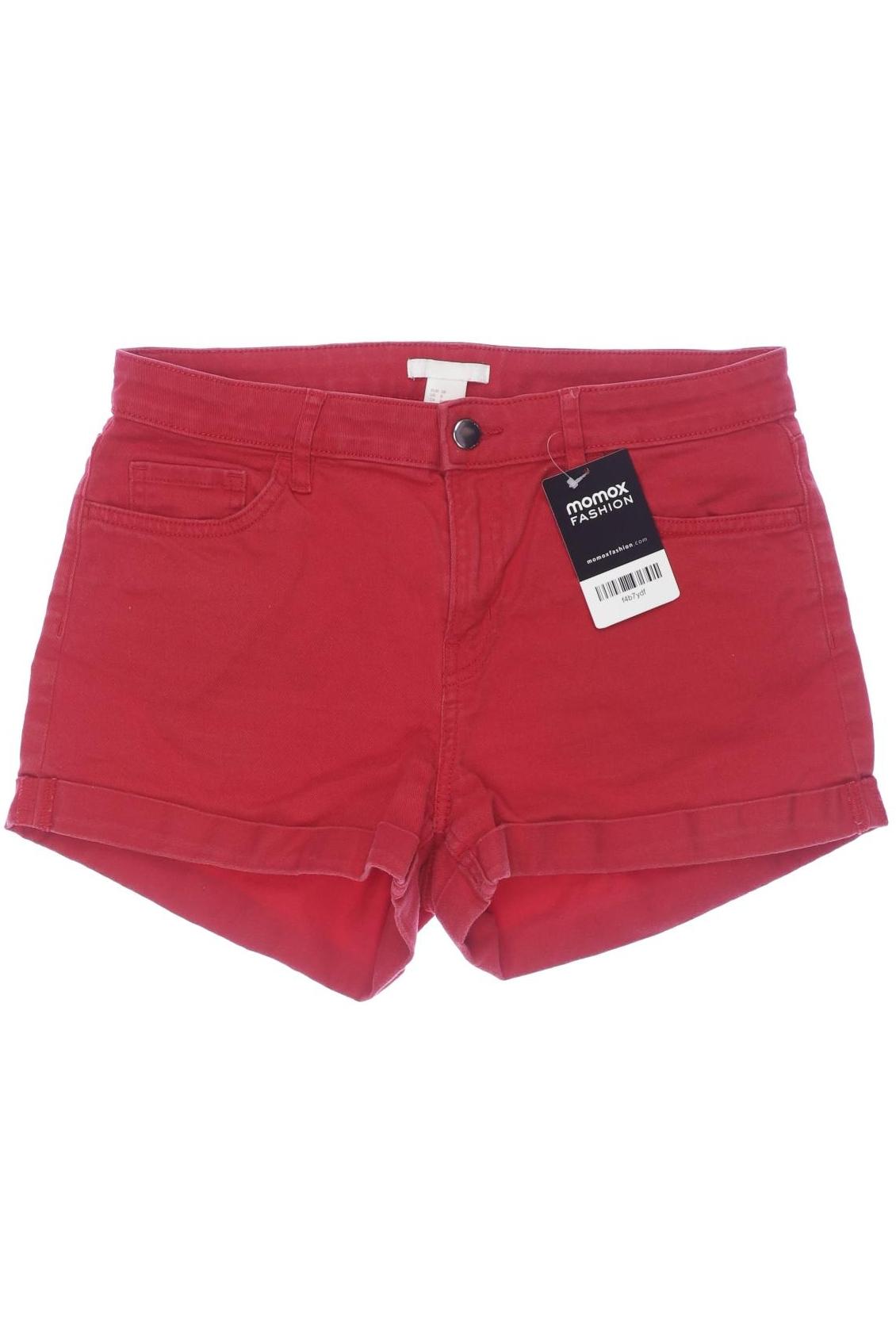 

H&M Damen Shorts, rot, Gr. 38