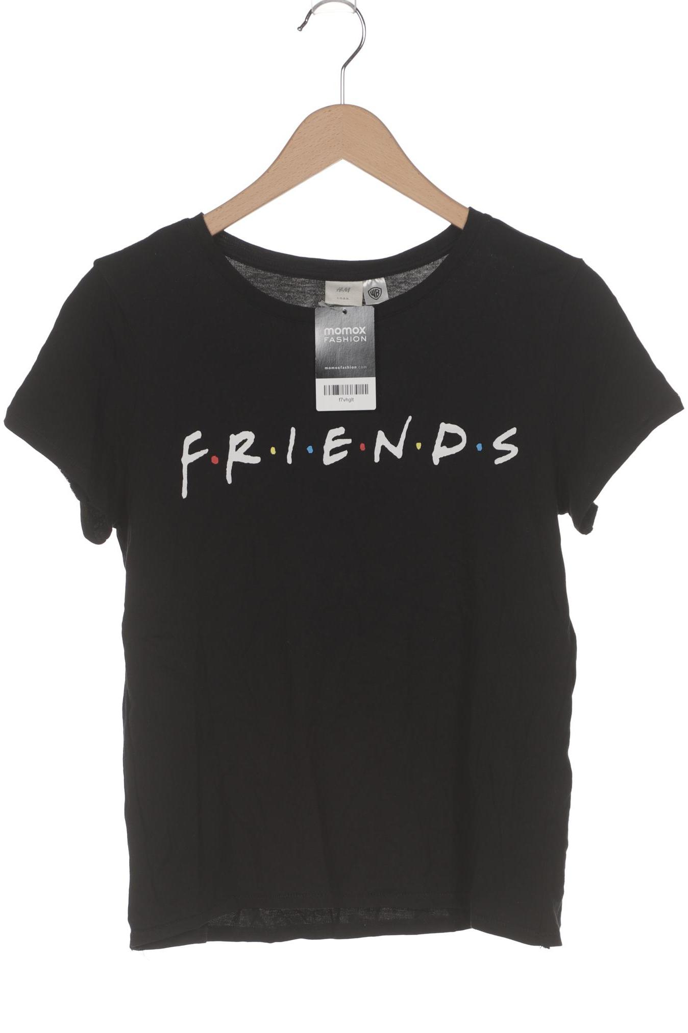 

H&M Damen T-Shirt, schwarz, Gr. 36