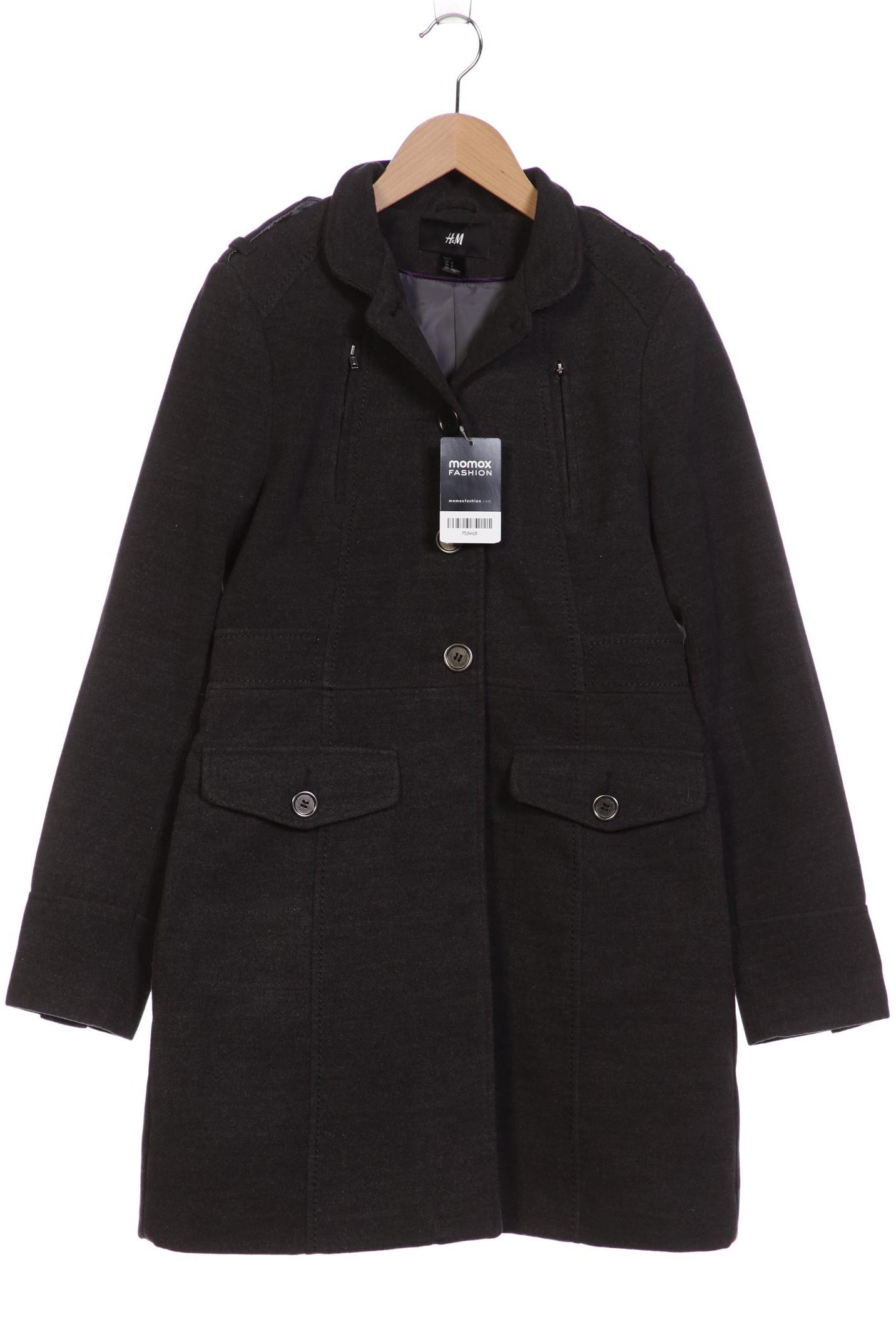 

H&M Damen Mantel, grau, Gr. 38