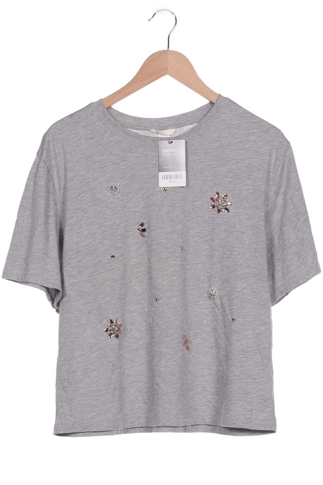 

H&M Damen T-Shirt, grau, Gr. 38