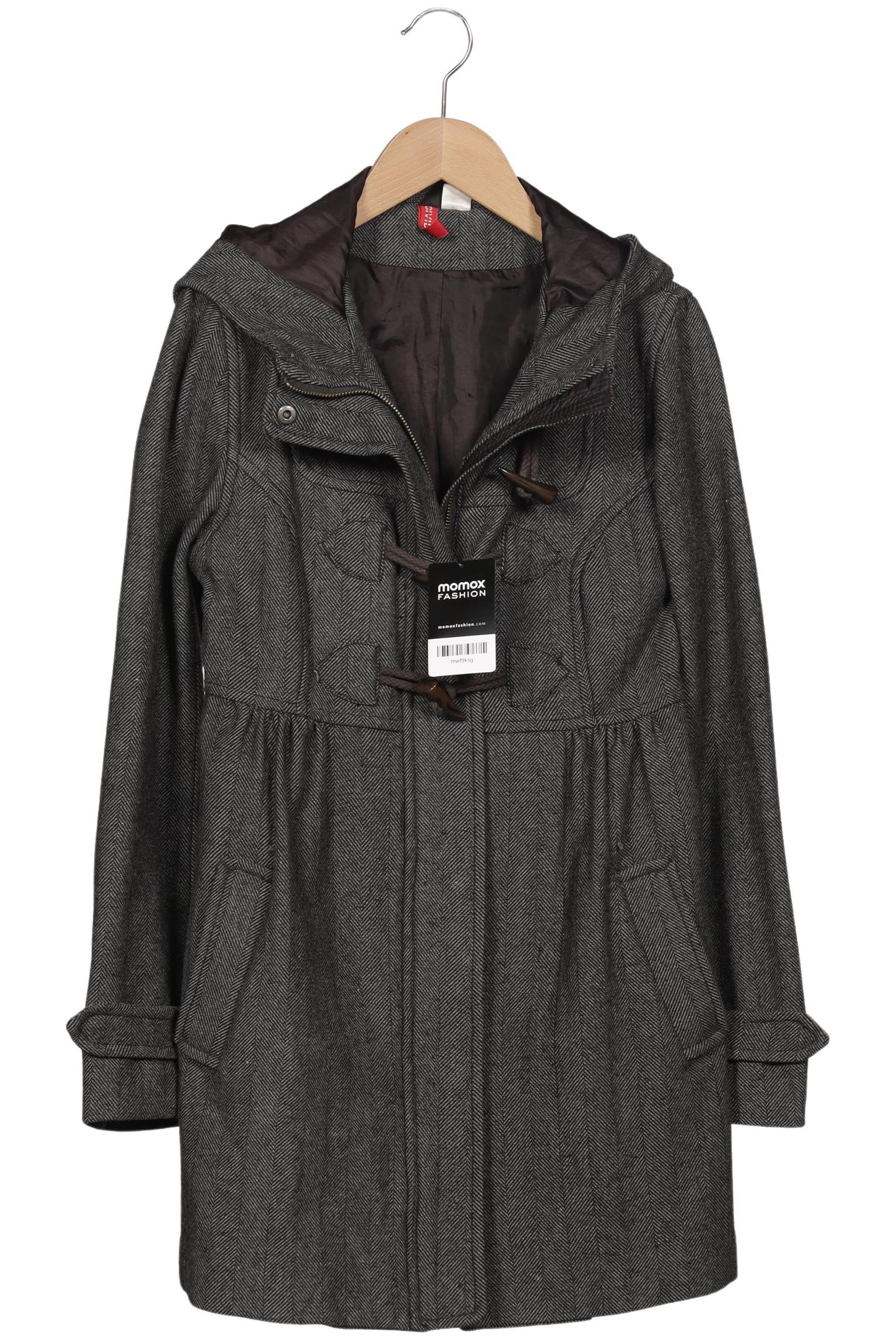 

H&M Damen Mantel, grau, Gr. 38