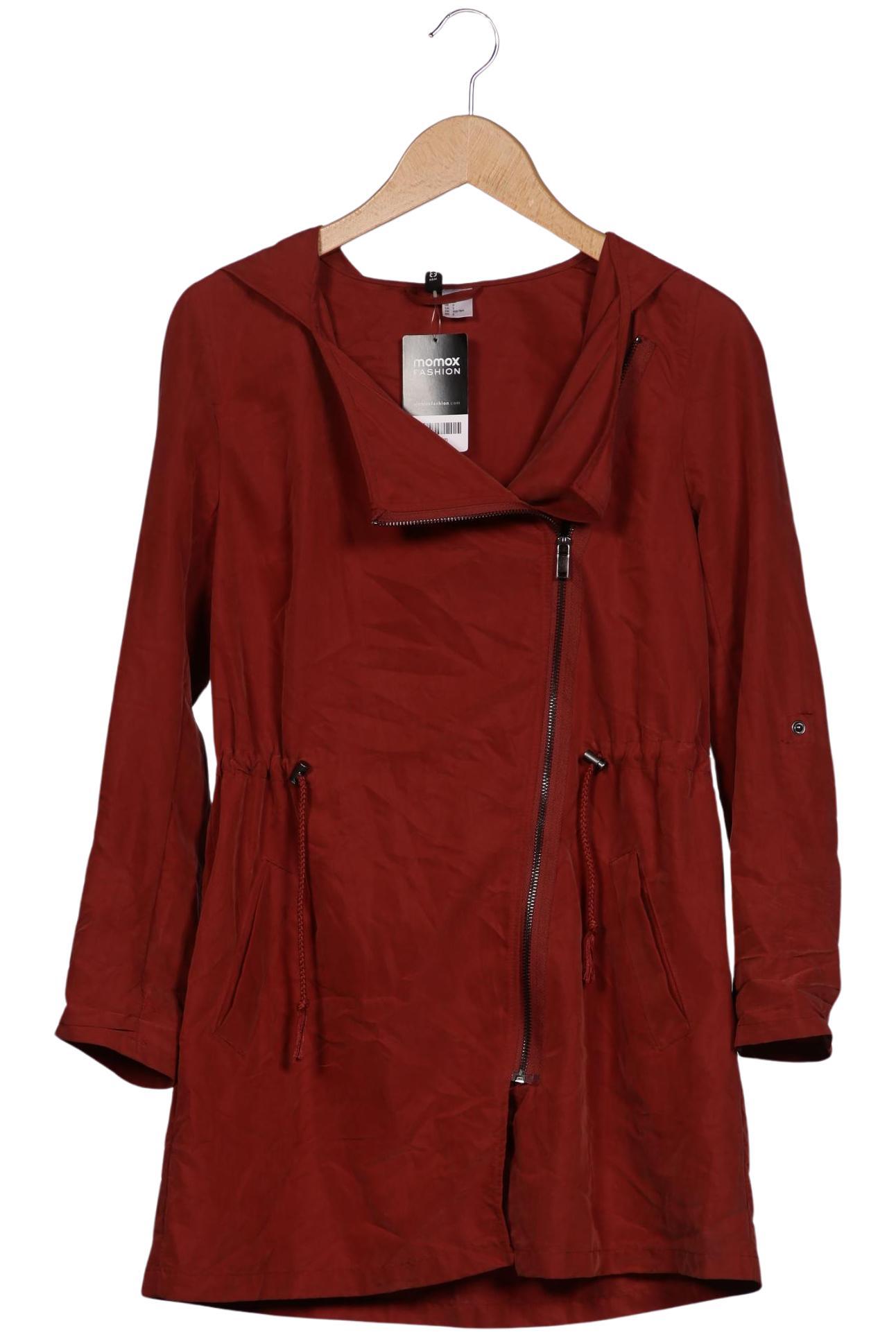 

H&M Damen Mantel, rot, Gr. 32