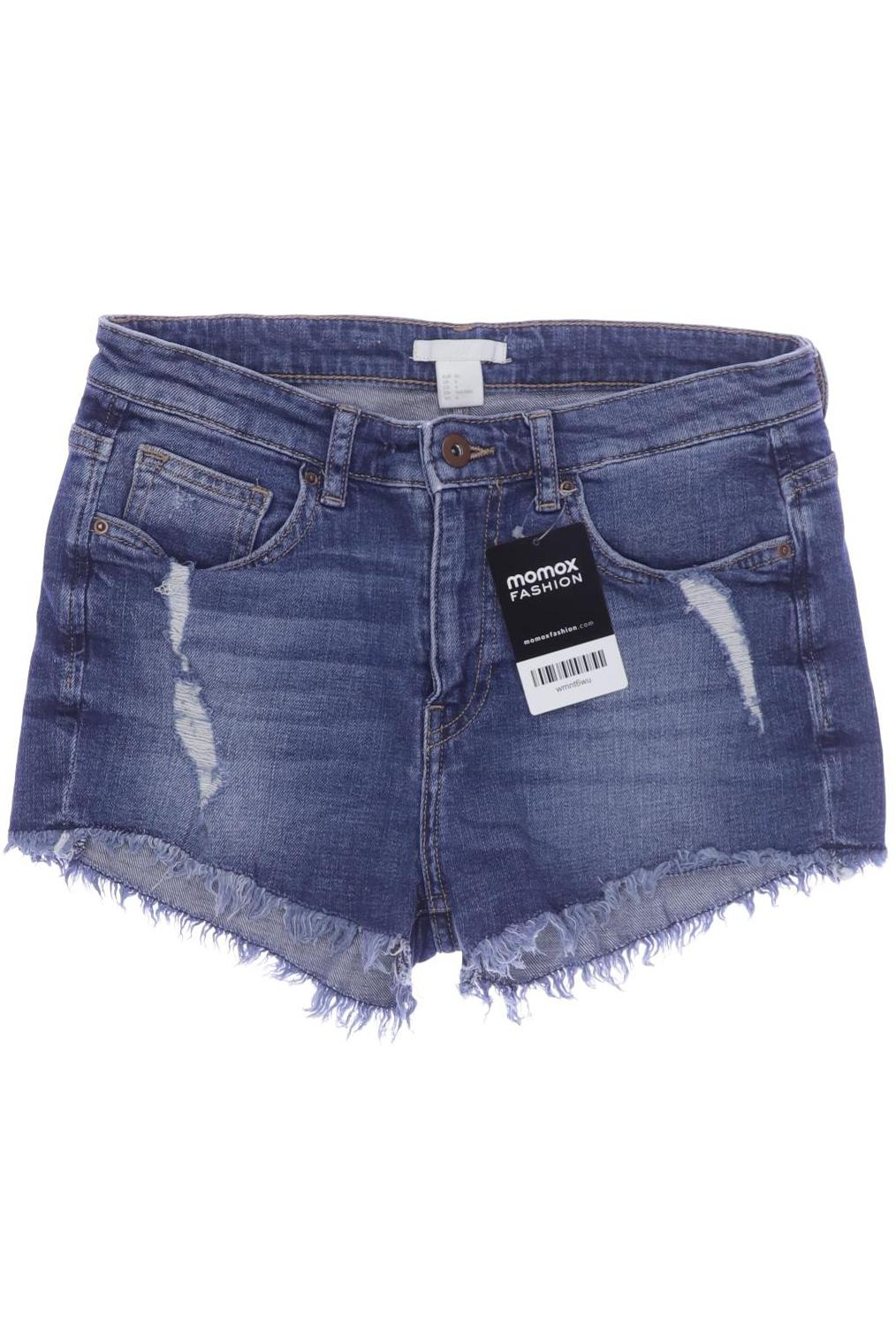 

H&M Damen Shorts, blau, Gr. 36