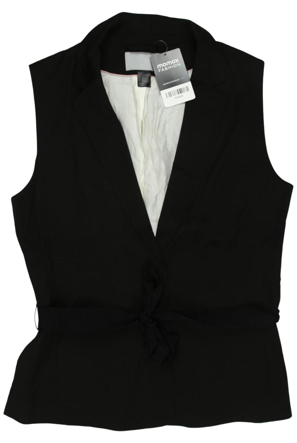 

H&M Damen Weste, schwarz, Gr. 40