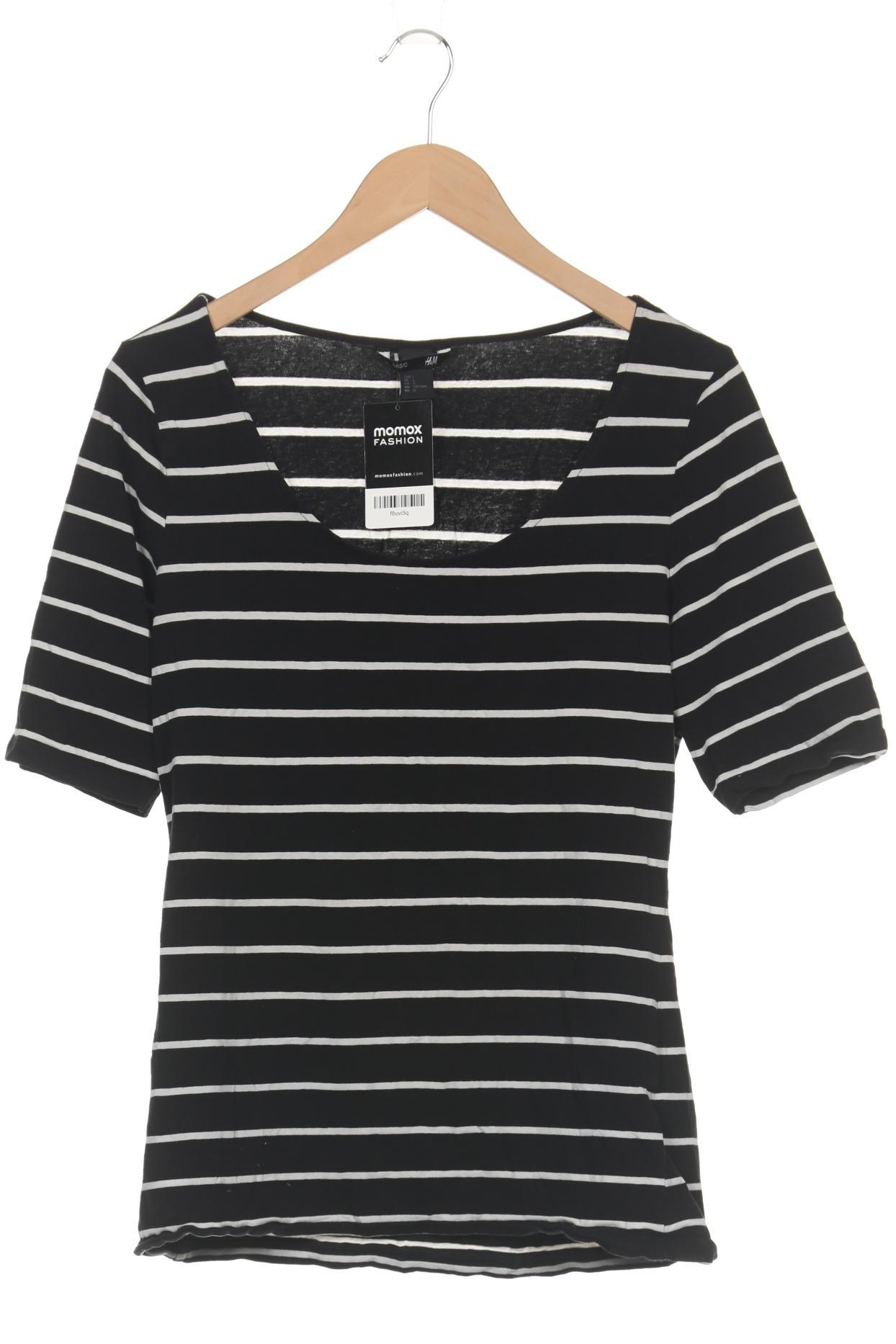 

H&M Damen T-Shirt, schwarz, Gr. 42