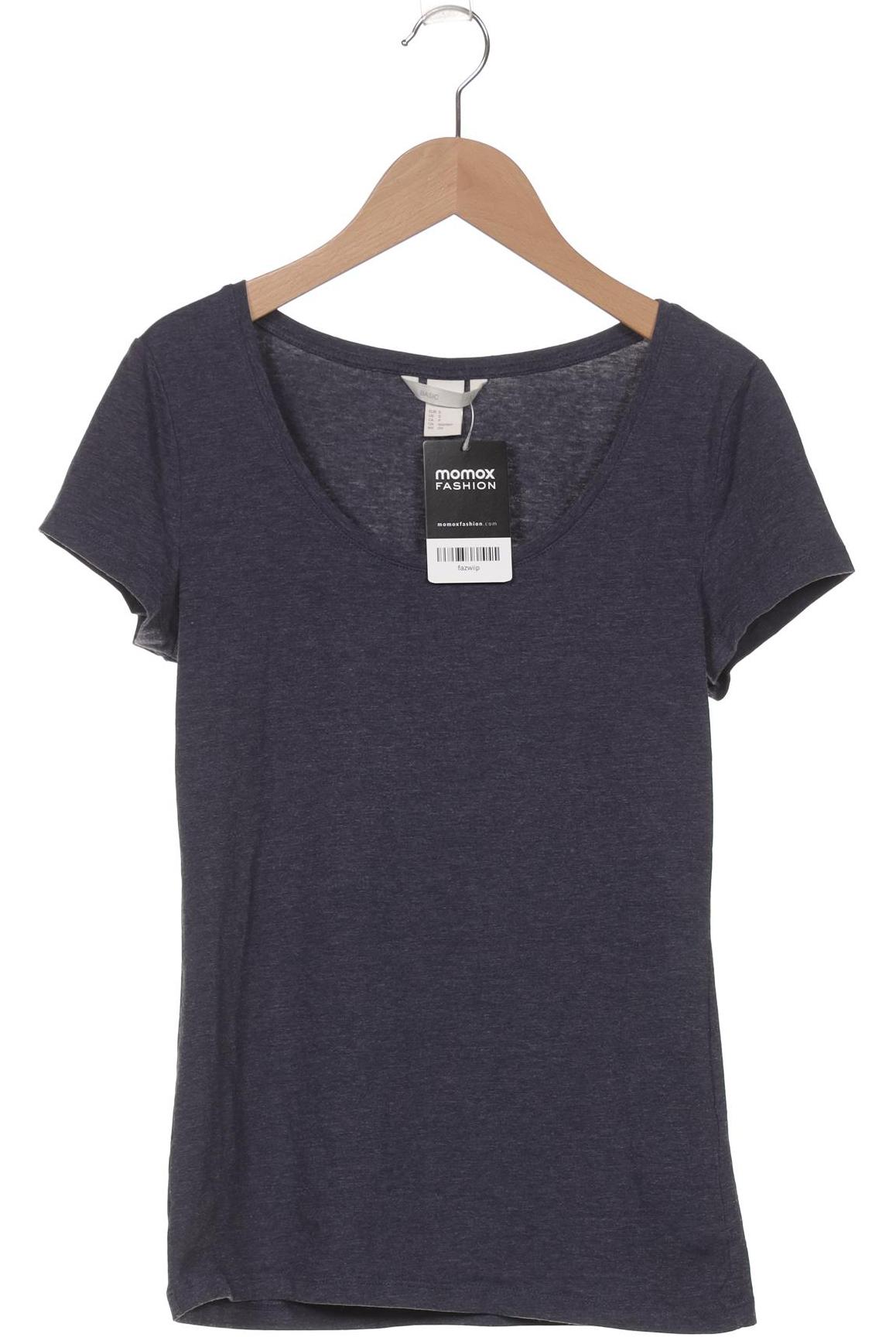 

H&M Damen T-Shirt, marineblau, Gr. 36