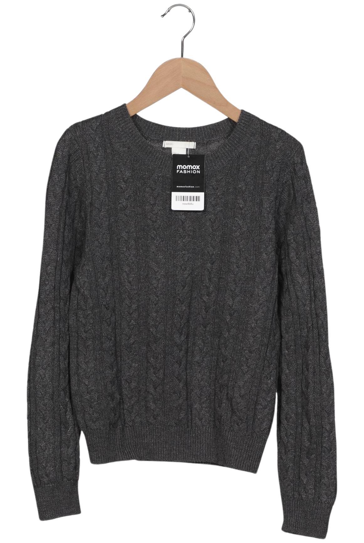 

H&M Damen Pullover, grau, Gr. 34