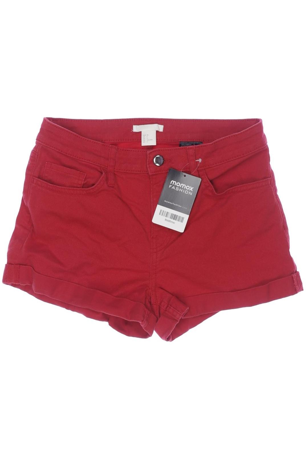 

H&M Damen Shorts, rot, Gr. 36