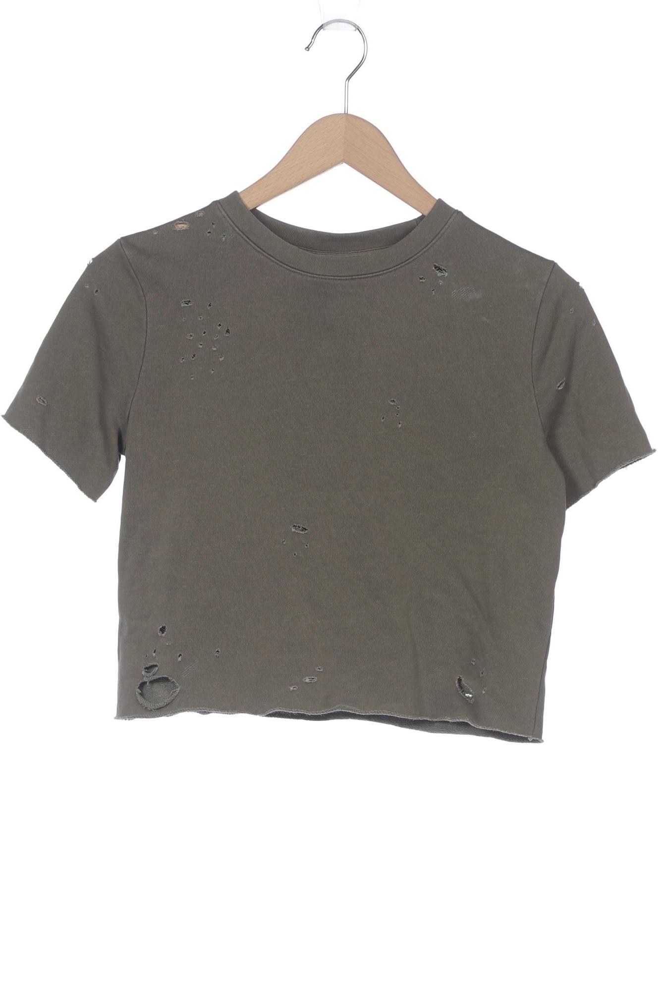 

H&M Damen T-Shirt, grün, Gr. 36