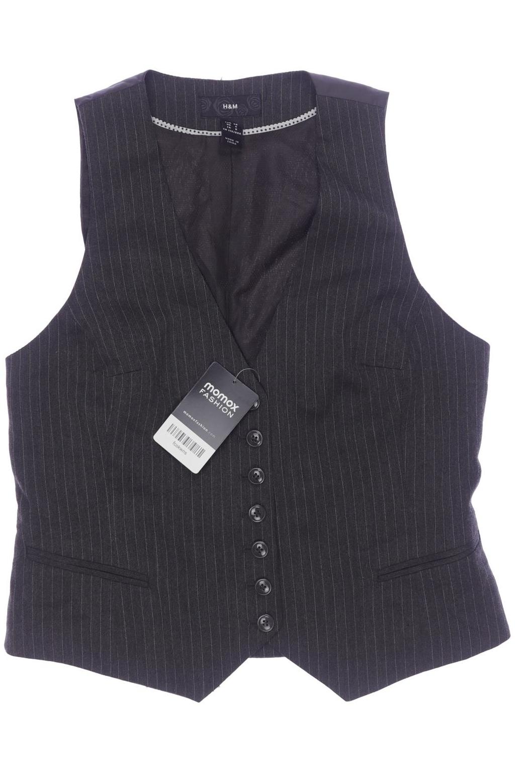 

H&M Damen Weste, grau, Gr. 38