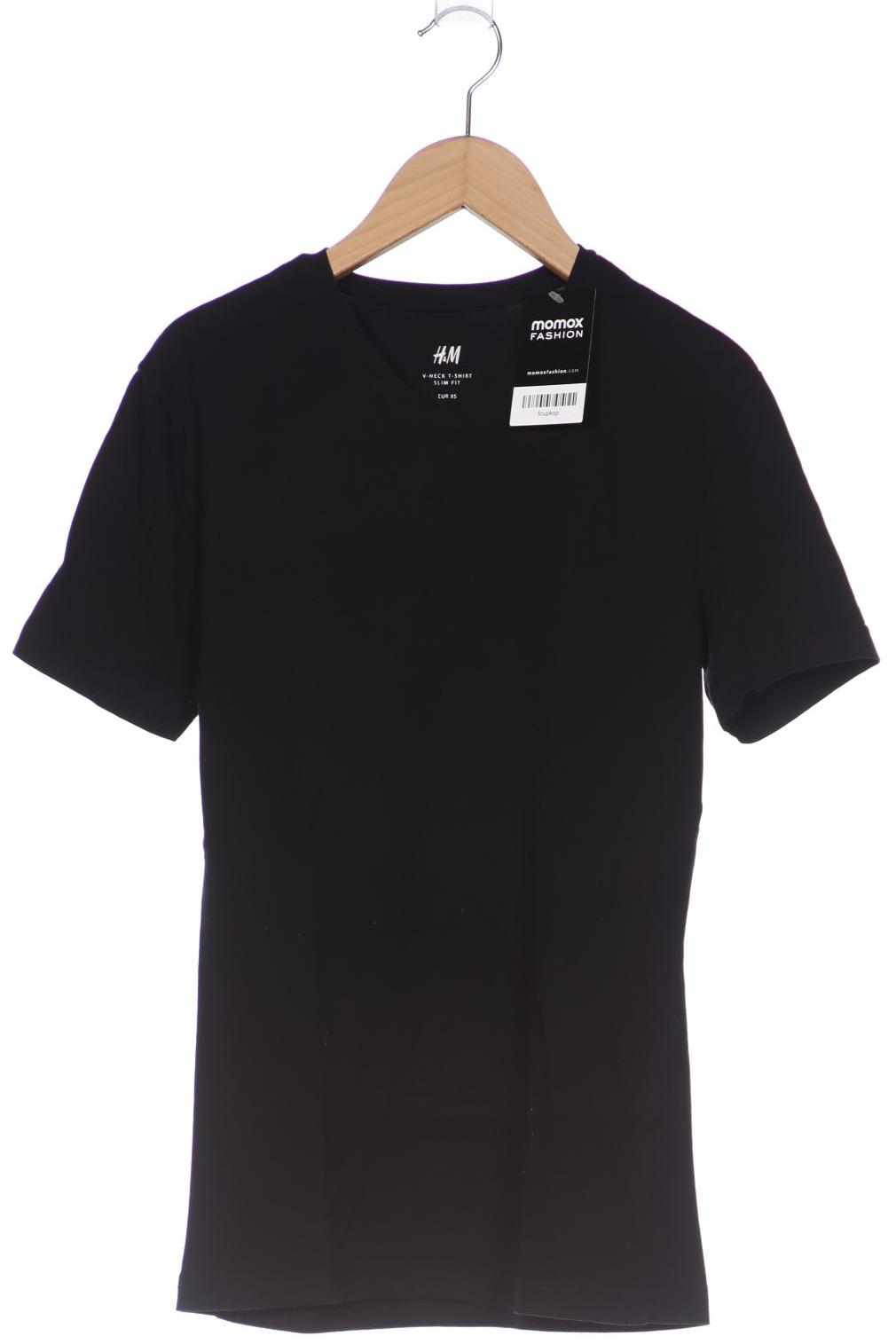 

H&M Damen T-Shirt, schwarz