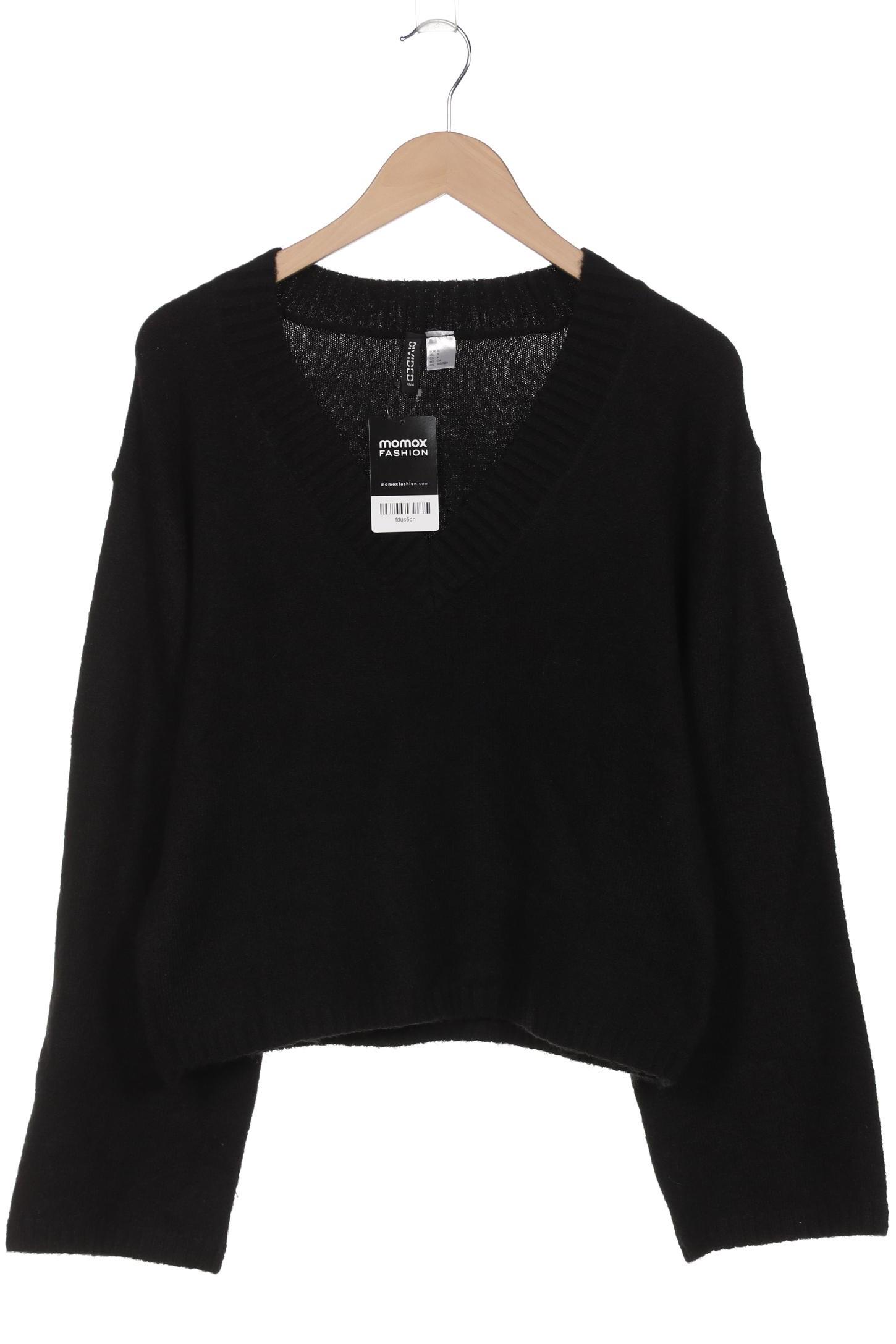 

H&M Damen Pullover, schwarz, Gr. 36