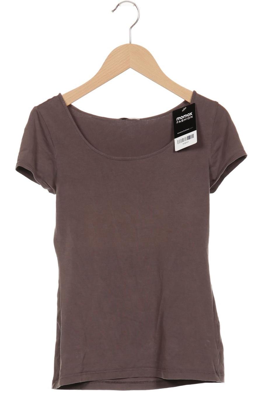 

H&M Damen T-Shirt, braun, Gr. 34