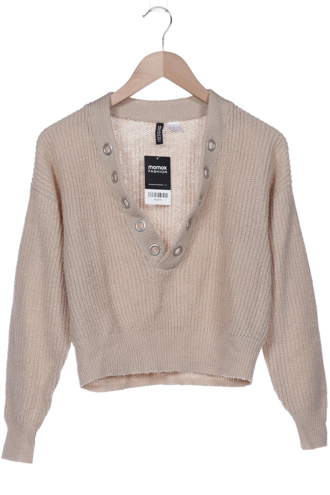 

H&M Damen Pullover, beige, Gr. 34