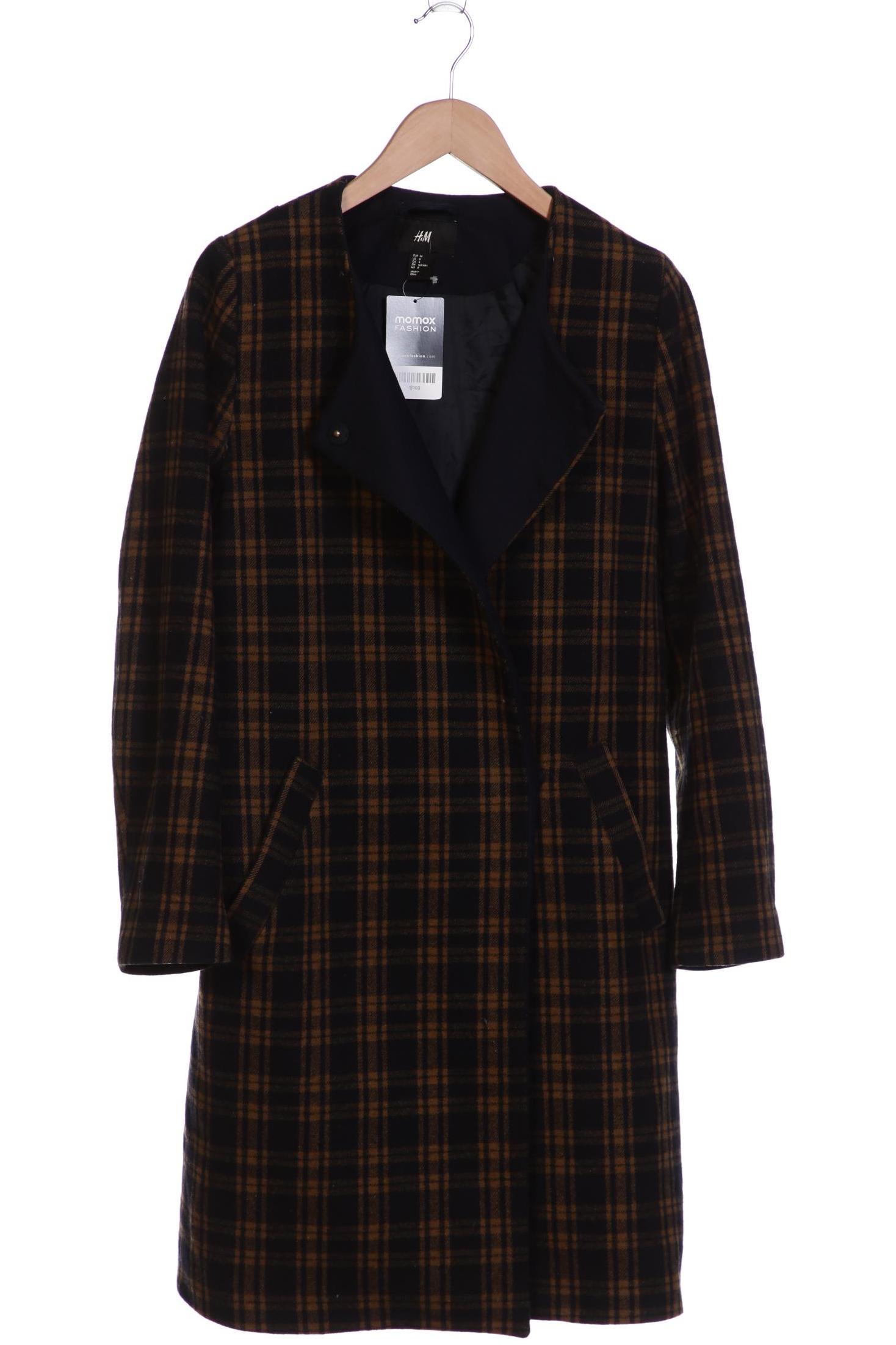 

H&M Damen Mantel, marineblau, Gr. 38