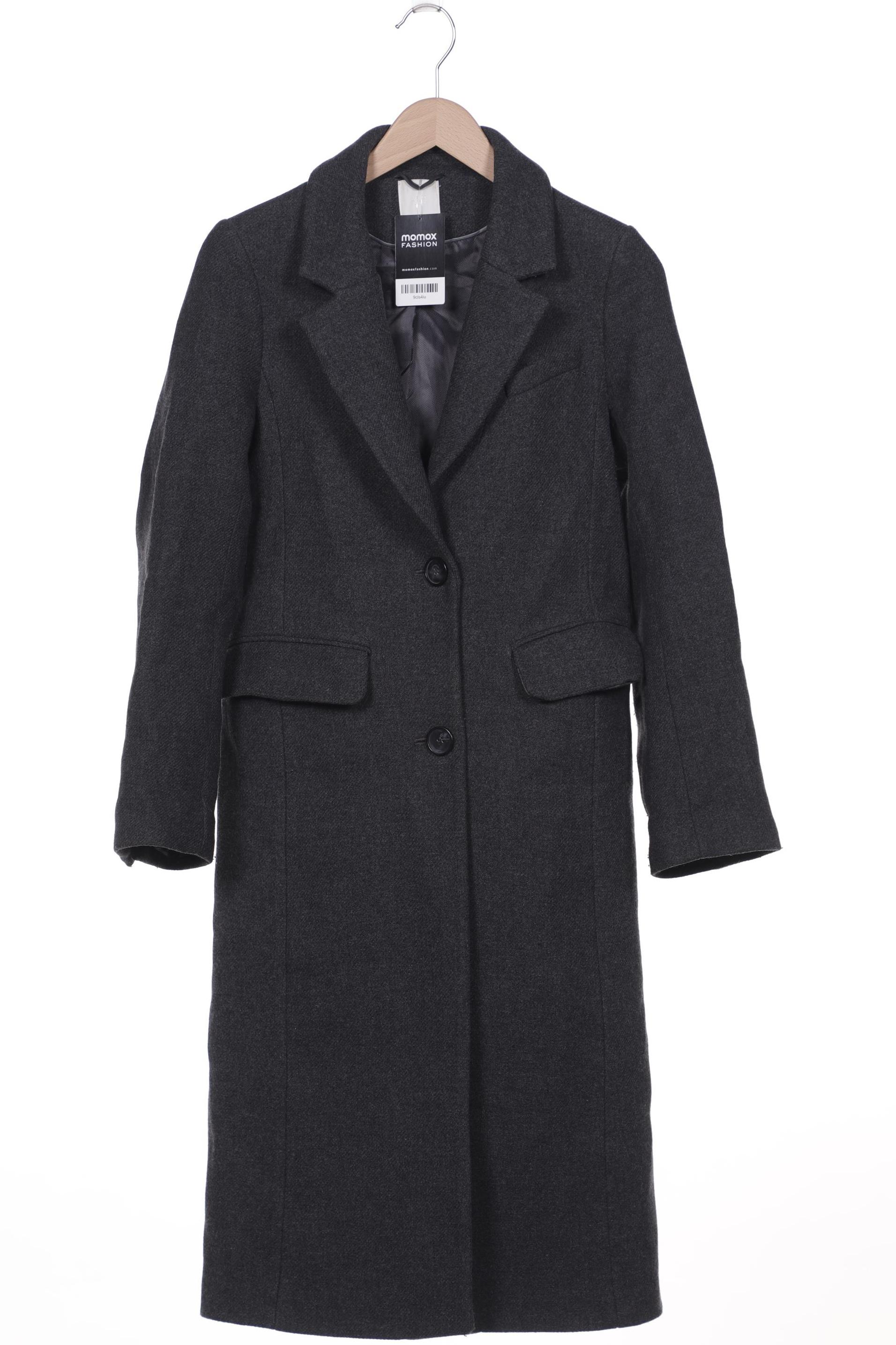 

H&M Damen Mantel, grau, Gr. 34