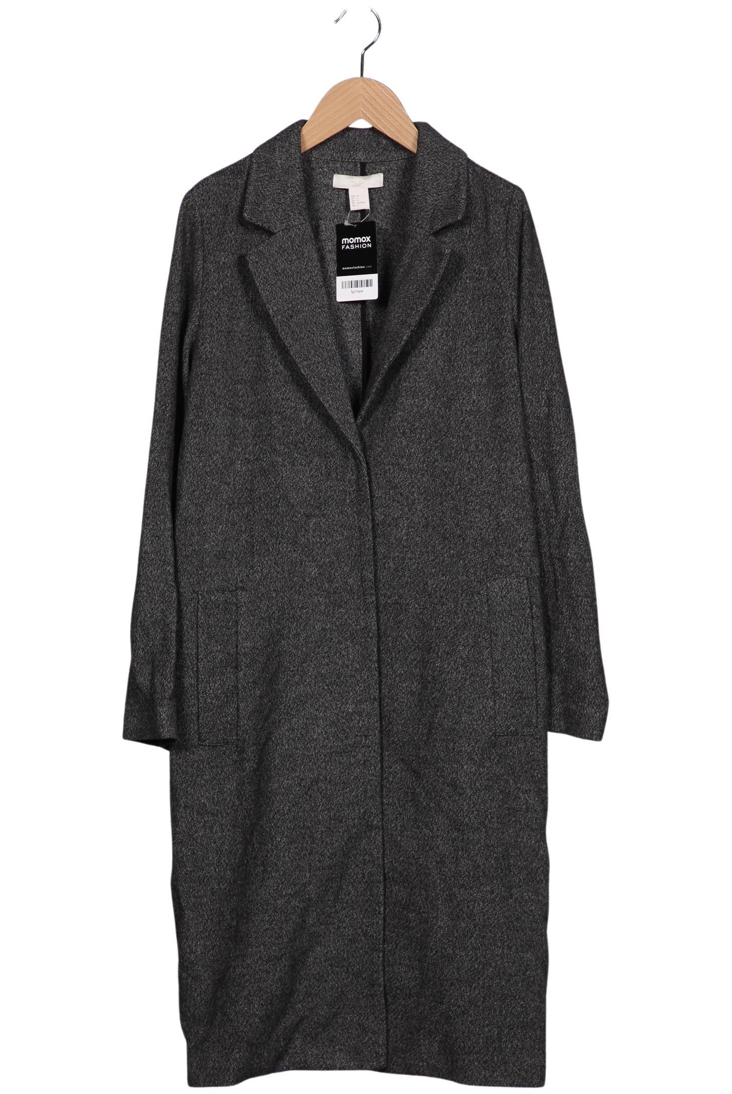 

H&M Damen Mantel, grau, Gr. 34