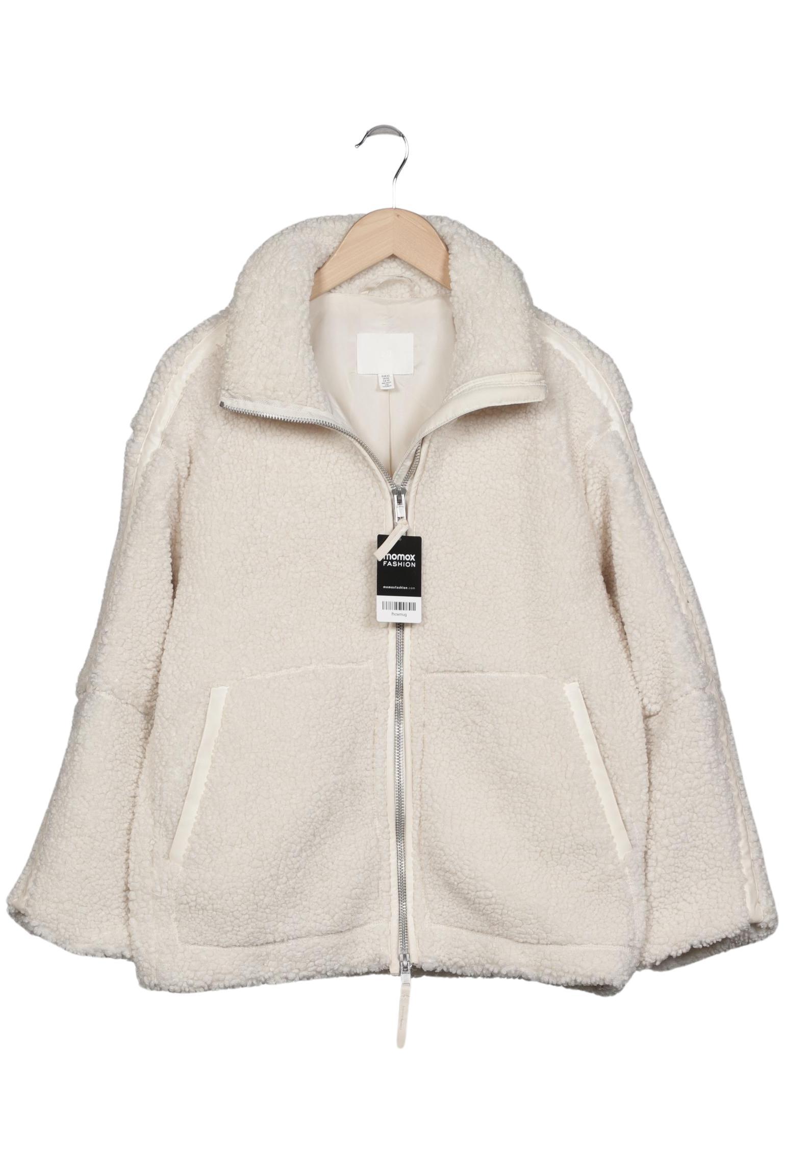 

H&M Damen Jacke, cremeweiß, Gr. 34