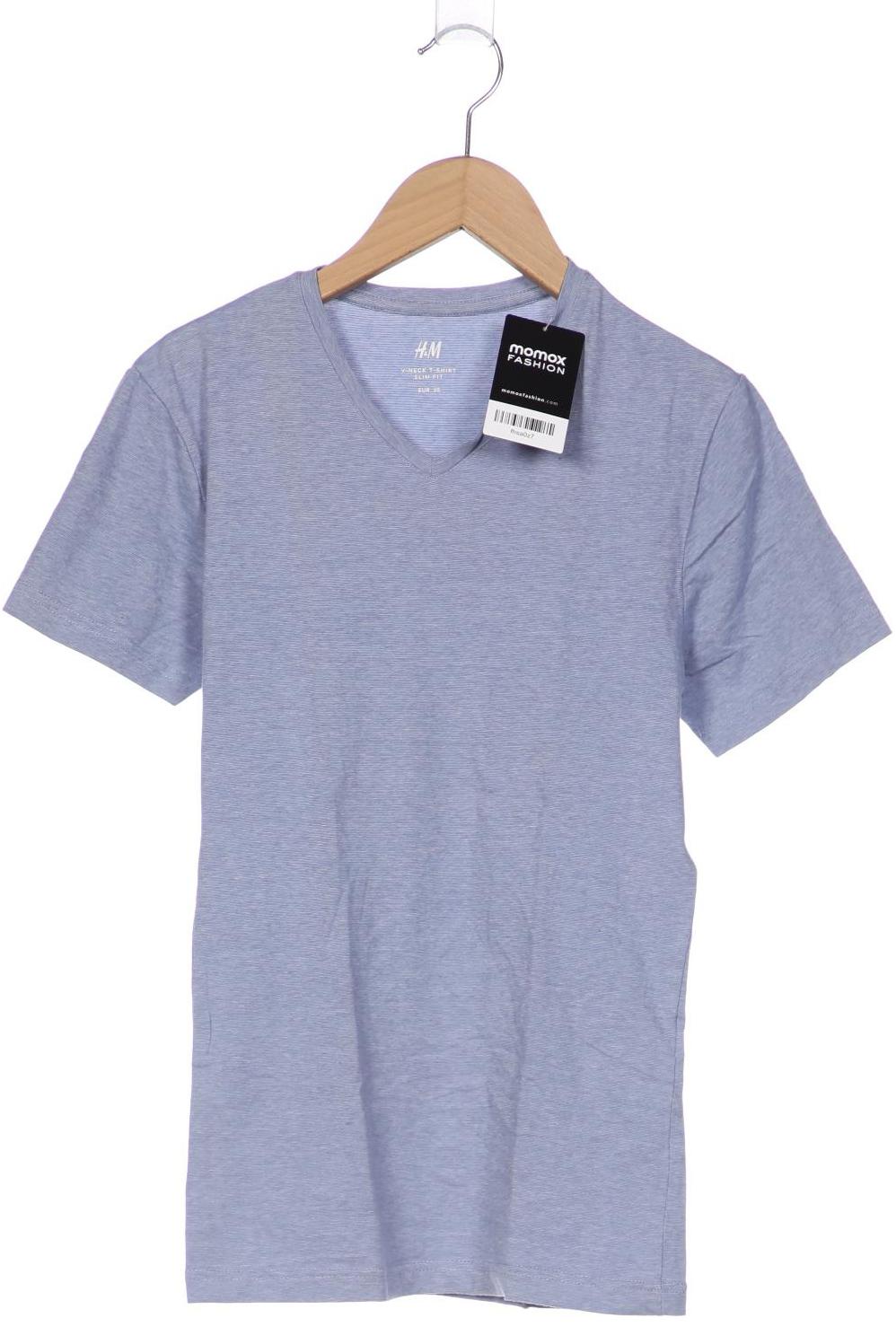 

H&M Damen T-Shirt, hellblau
